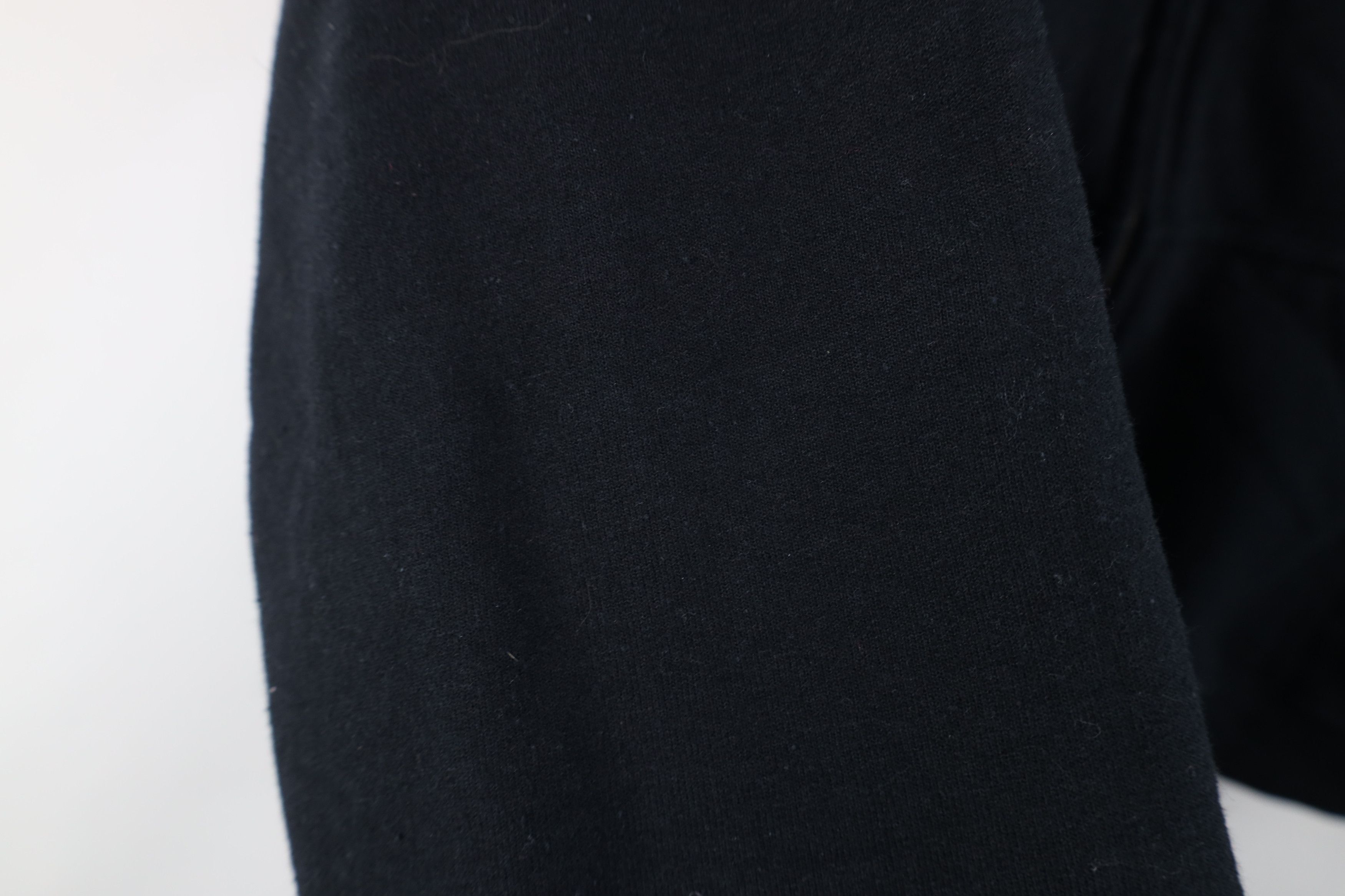 Vintage Vintage 90s Y2K Streetwear Full Zip Hoodie Sweatshirt Black Size US M / EU 48-50 / 2 - 7 Thumbnail