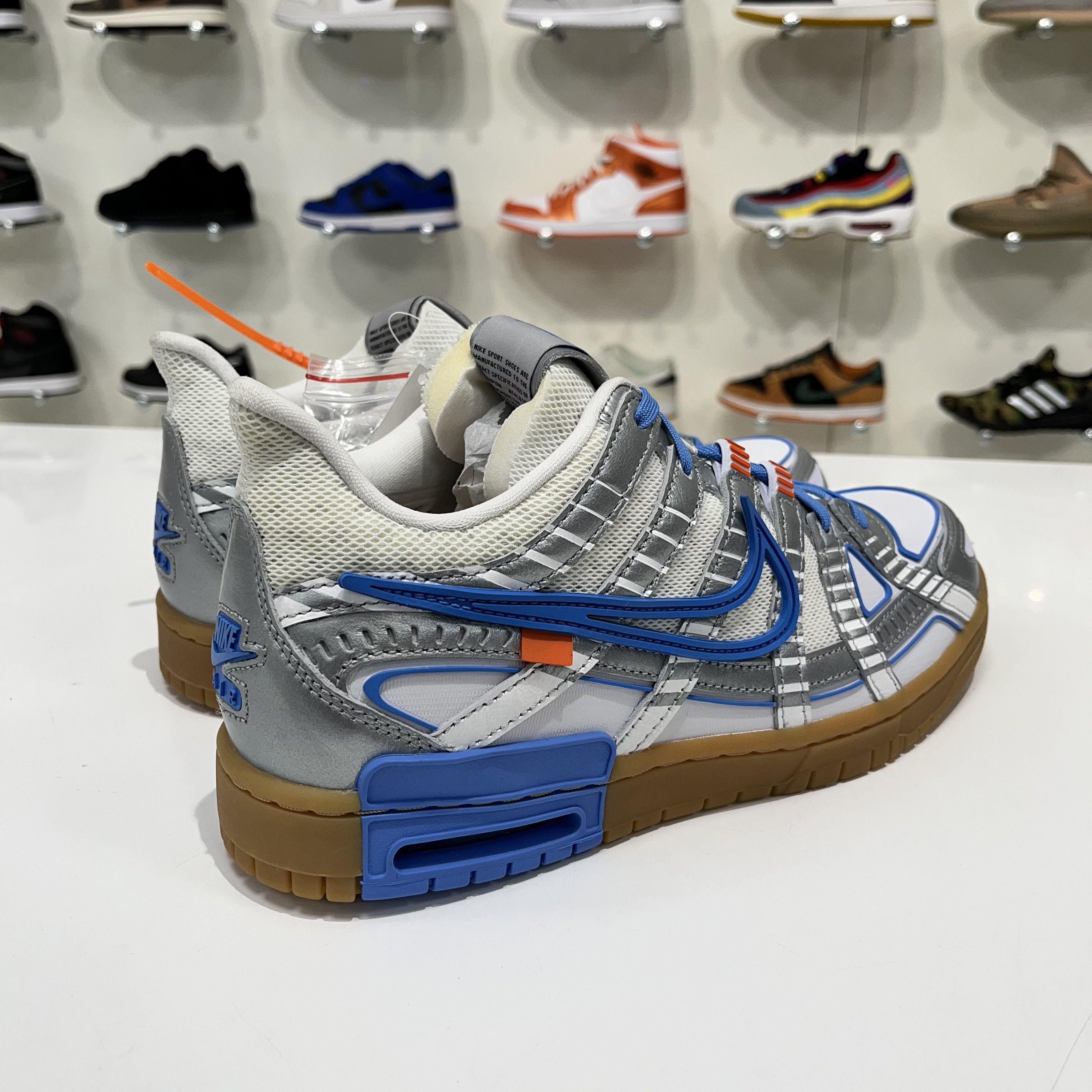 Nike × Off-White NIKE DUNK RUBBER LOW X OFF-WHITE UNIVERSITY BLUE Size US 9.5 / EU 42-43 - 6 Thumbnail