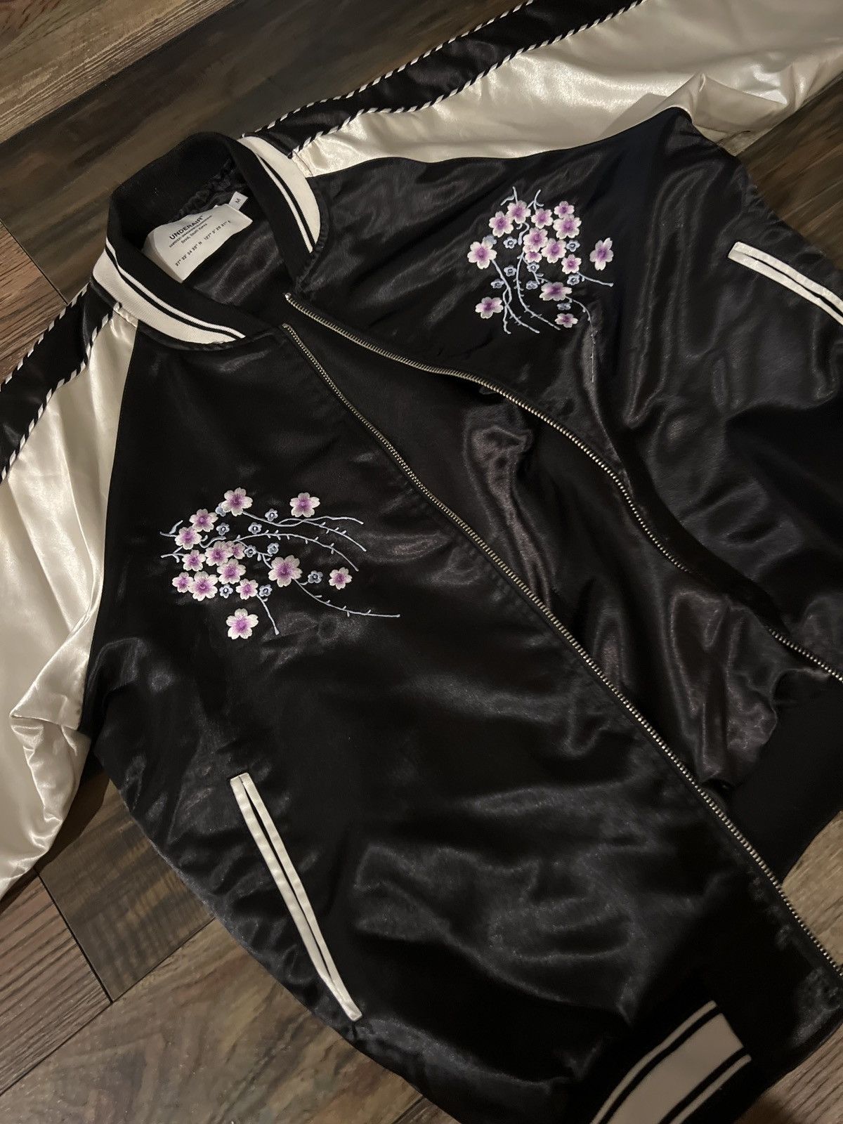 Japanese Brand × Vintage Japanese style satin jacket Size US M / EU 48-50 / 2 - 4 Thumbnail