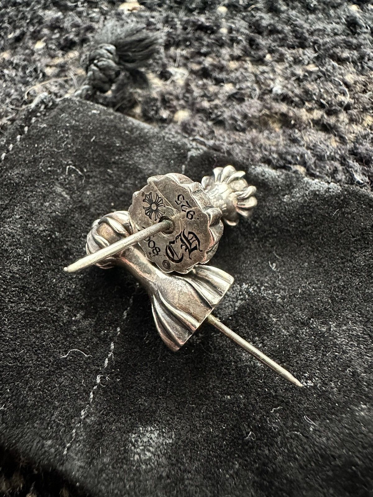 image of Chrome Hearts .925 Sterling Silver Plus Push-Pins, Men's