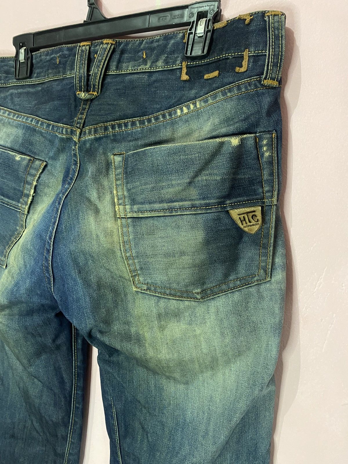 Hollywood Trading Company HTC hollywood trading company distressed jeans Size US 35 - 14 Thumbnail