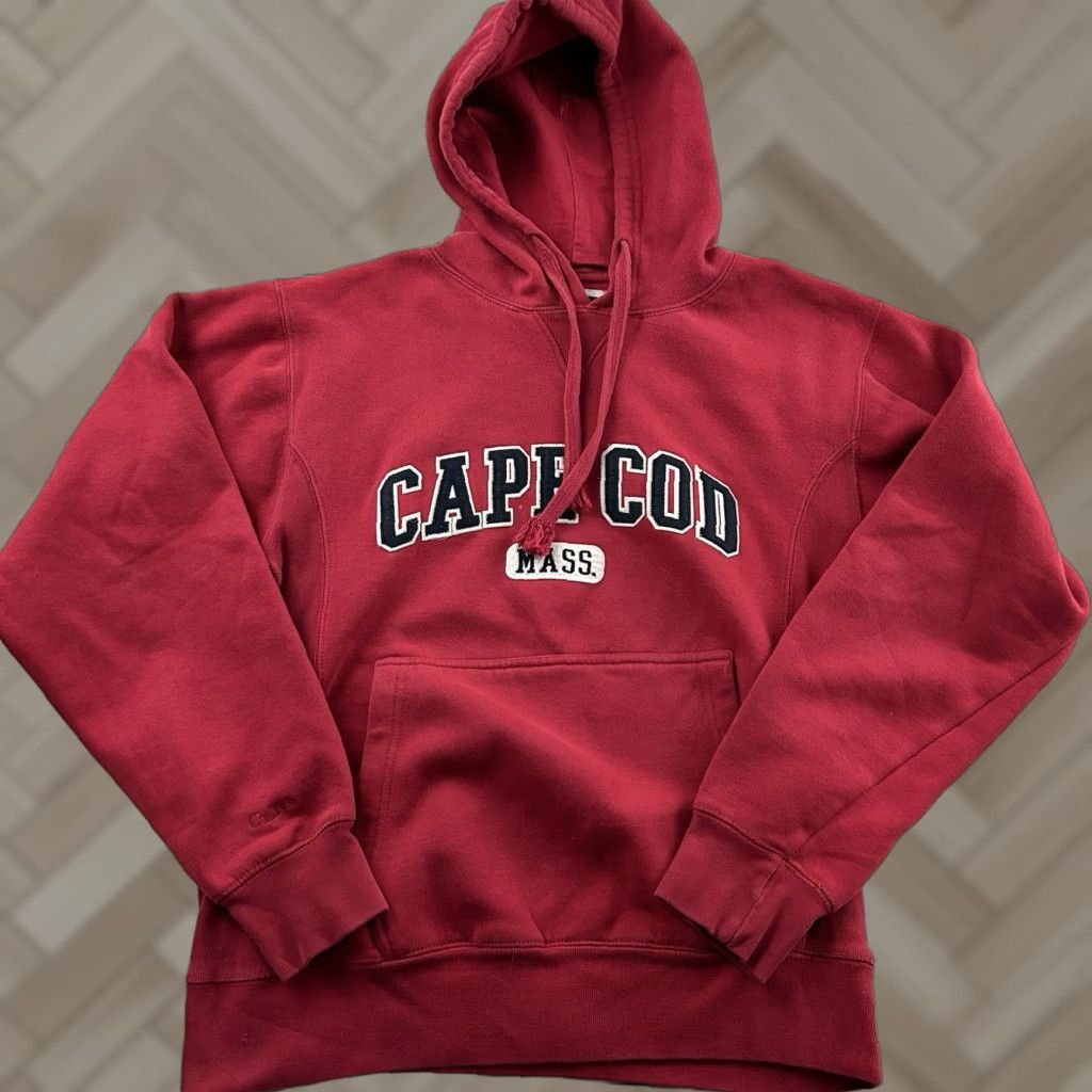 Vintage Cuffy's Cape Cod Pullover Hoodie Sweatshirt Men's S Red Hoodie Size US S / EU 44-46 / 1 - 1 Thumbnail