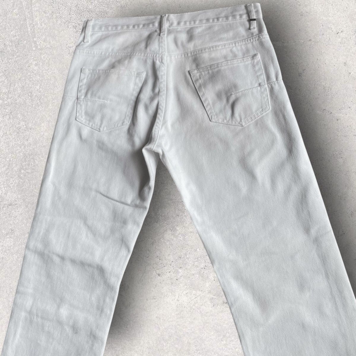 Dior SS05 White Whiskered Denim Size US 28 / EU 44 - 4 Thumbnail