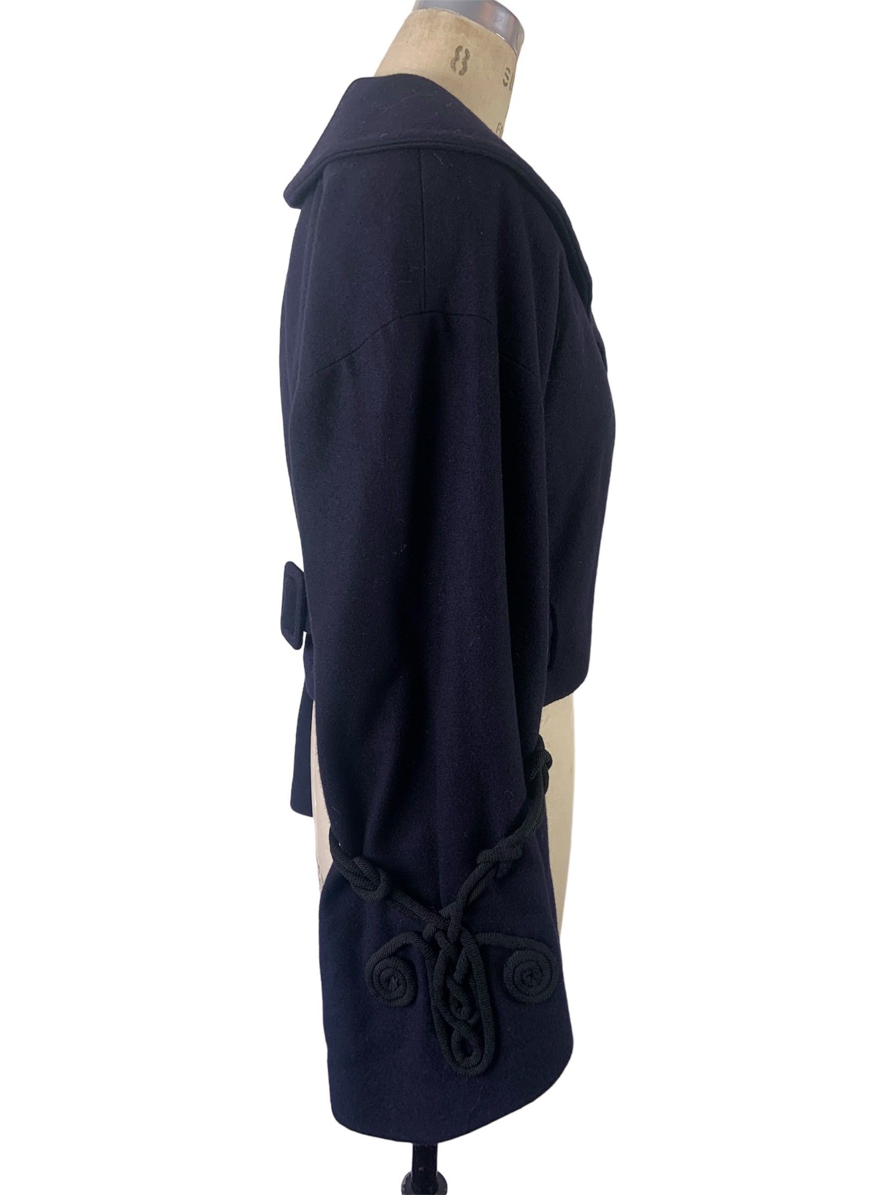 Other Mark Collection Wool Wrap Jacket Size M / US 6-8 / IT 42-44 - 3 Thumbnail