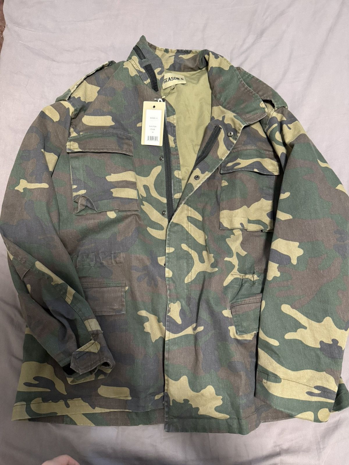 Yeezy yeezy season 4 m65 Camo Military Parka jacket Size US M / EU 48-50 / 2 - 1 Thumbnail