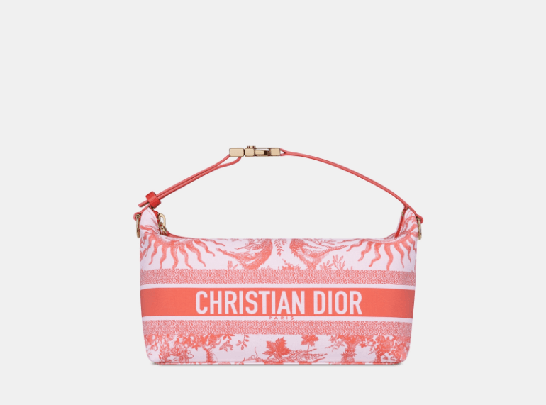 Dior o1w1db11125 S5554O Size : OS / Nomad Pouch in Coral/White Size ONE SIZE - 2 Thumbnail