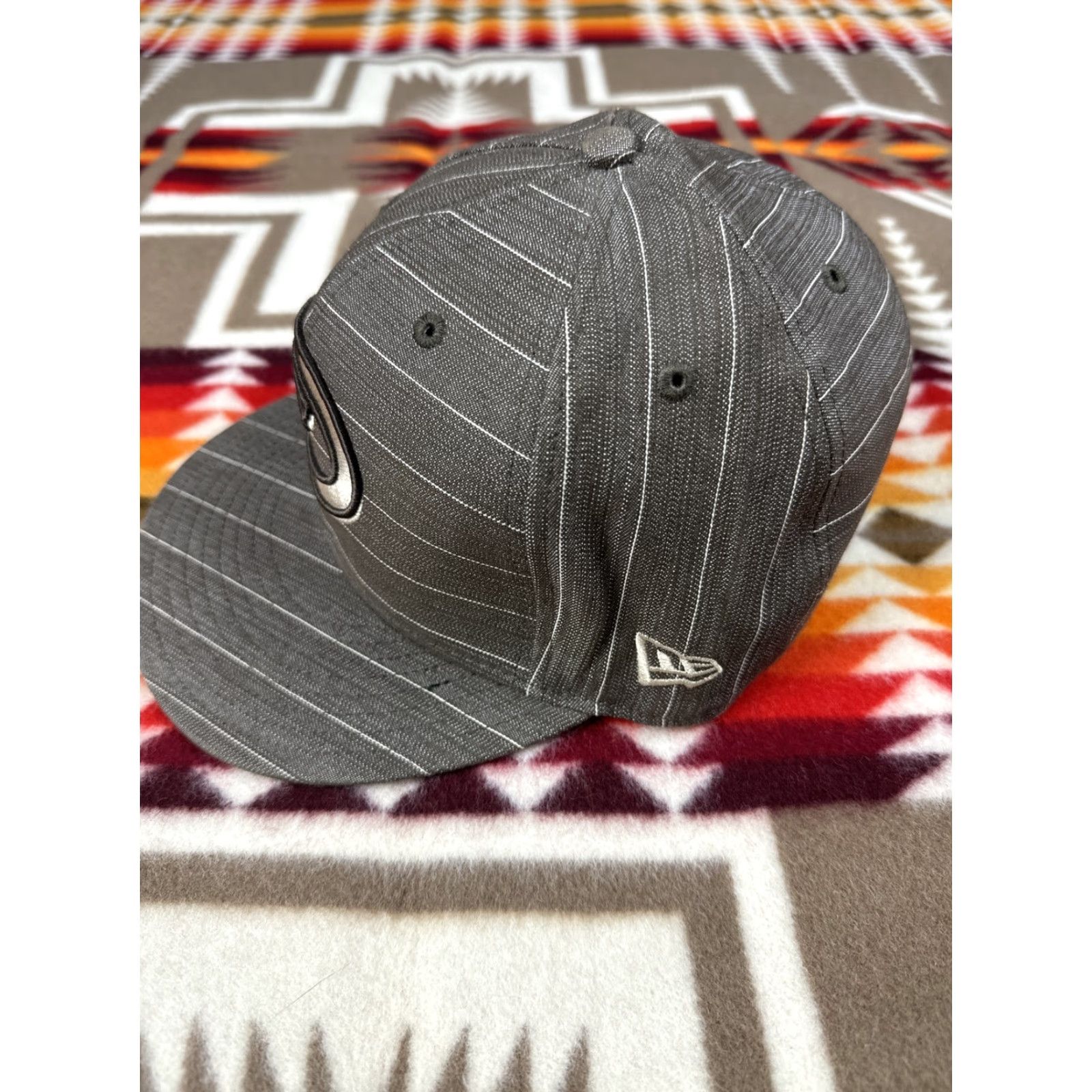 New Era VINTAGE New Era Diamondbacks Fitted Hat 7 1/2 Brown Pinstripes Denim AZ Men Size ONE SIZE - 2 Thumbnail