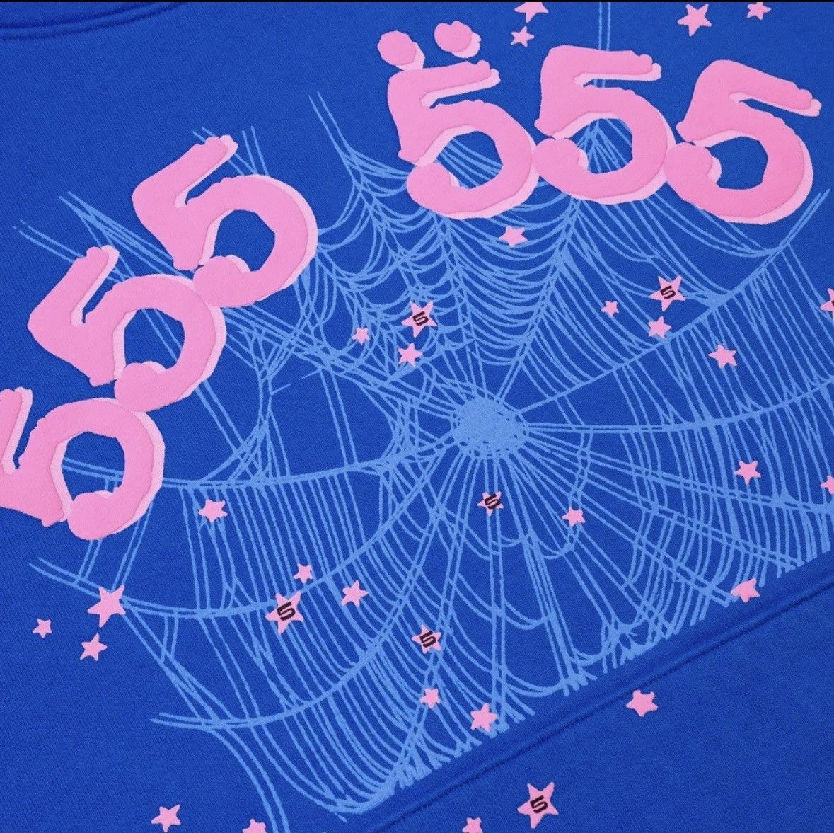 Sp5der Sp5der Angel Number Hoodie blue 555 New size large Size US L / EU 52-54 / 3 - 8 Thumbnail