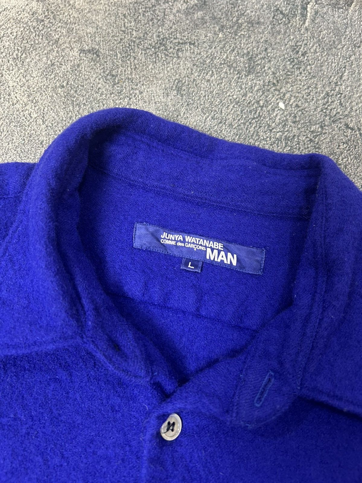 Junya Watanabe 🐐2002 South Dakota Middle School Cows Wool Button up Size US S / EU 44-46 / 1 - 8 Thumbnail