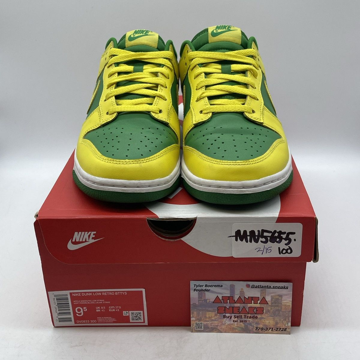 Nike Dunk low reverse Brazil Size US 9.5 / EU 42-43 - 2 Thumbnail