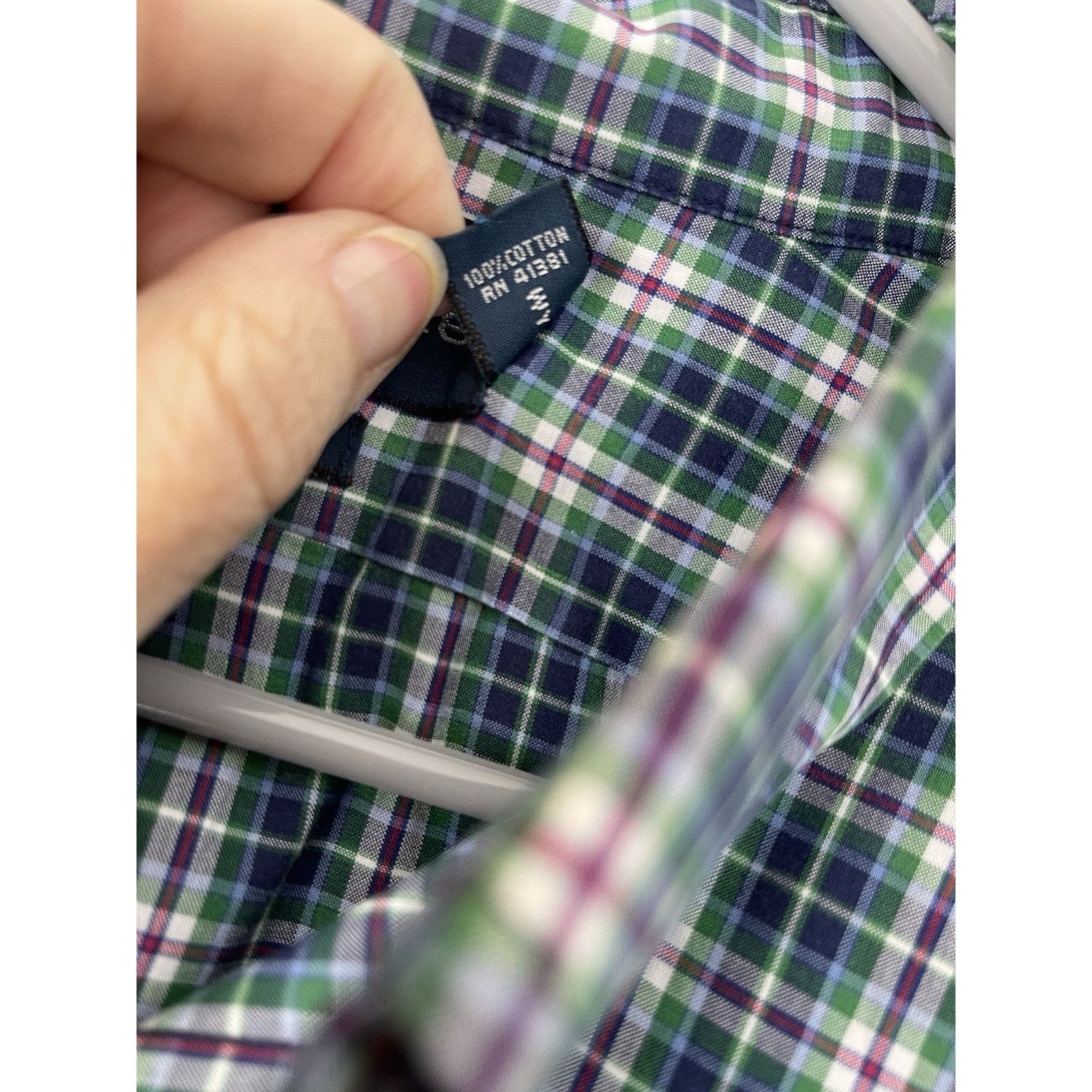 Ralph Lauren Ralph Lauren Classic 100% Cotton XL Plaid Button-Down Green Size US XL / EU 56 / 4 - 4 Thumbnail