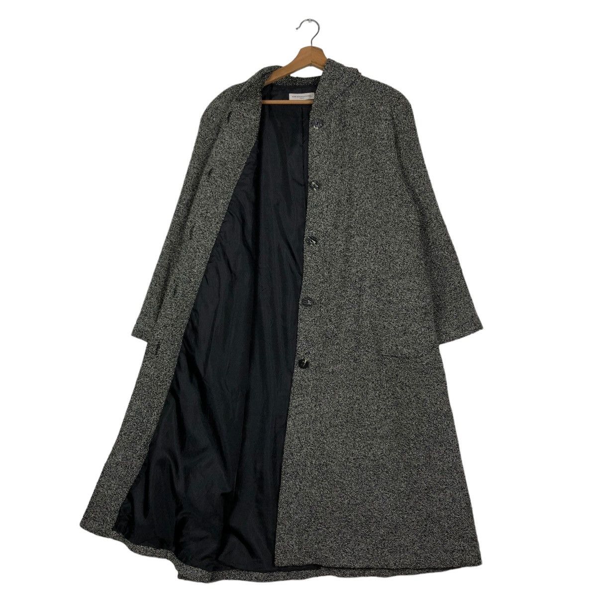 Japanese Brand 🔥RICH GREY LONG JACKET WOOL VOW TOKYO ISSEY MIYAKE Size US L / EU 52-54 / 3 - 13 Thumbnail
