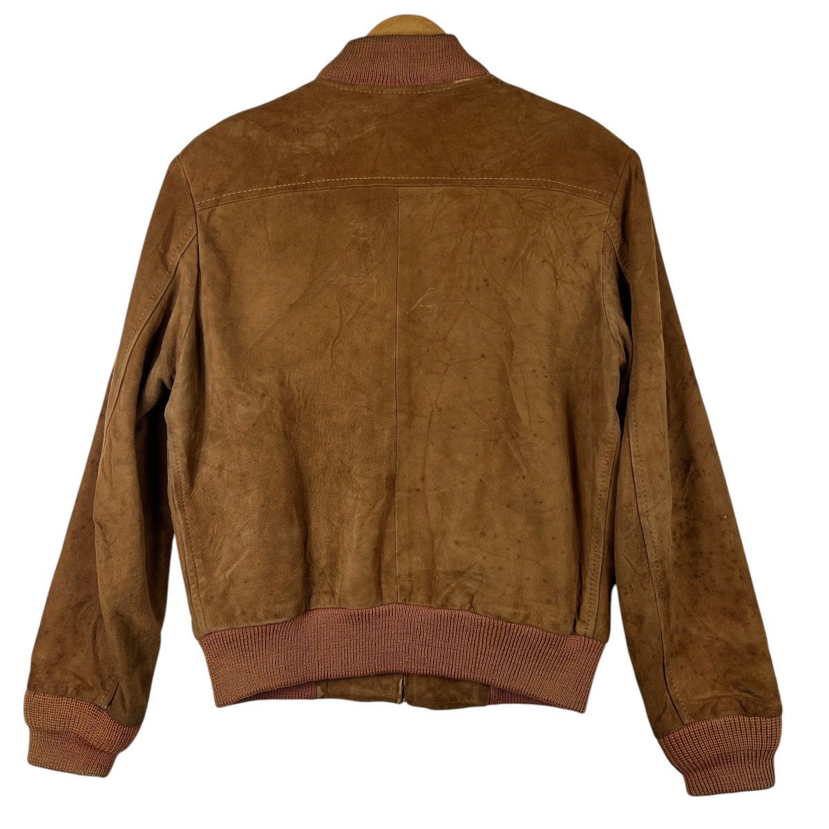 Vintage 🔥 TRUE VINTAGE 50s 60s SUEDE LEATHER JACKET MADE IN USA Size US M / EU 48-50 / 2 - 7 Thumbnail
