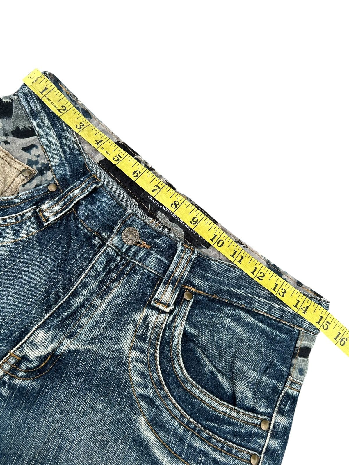 Kapital Karakuri Tamashii Inspired Jack Serika Japanese Denim Jeans Size US 30 / EU 46 - 14 Thumbnail