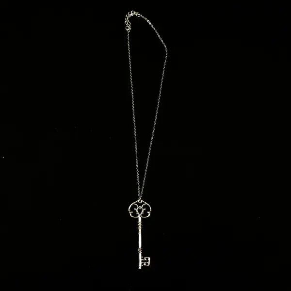 VIBE Gothic Key Pendant Necklace and Punk Necklace Gothic Chain Size ONE SIZE - 5 Thumbnail