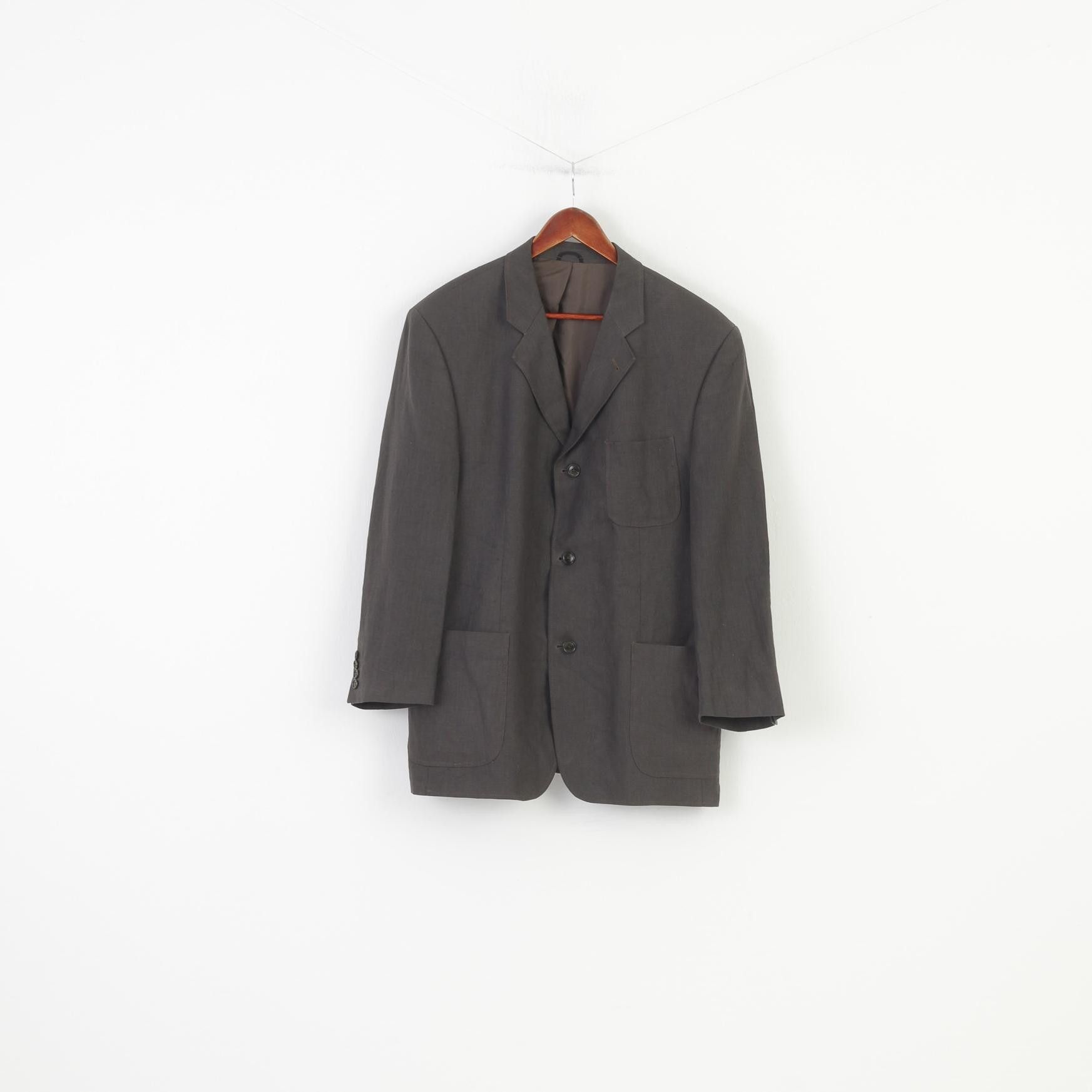 Ultimo Men 26 40 Blazer Grey Breasted Bottoms 0148