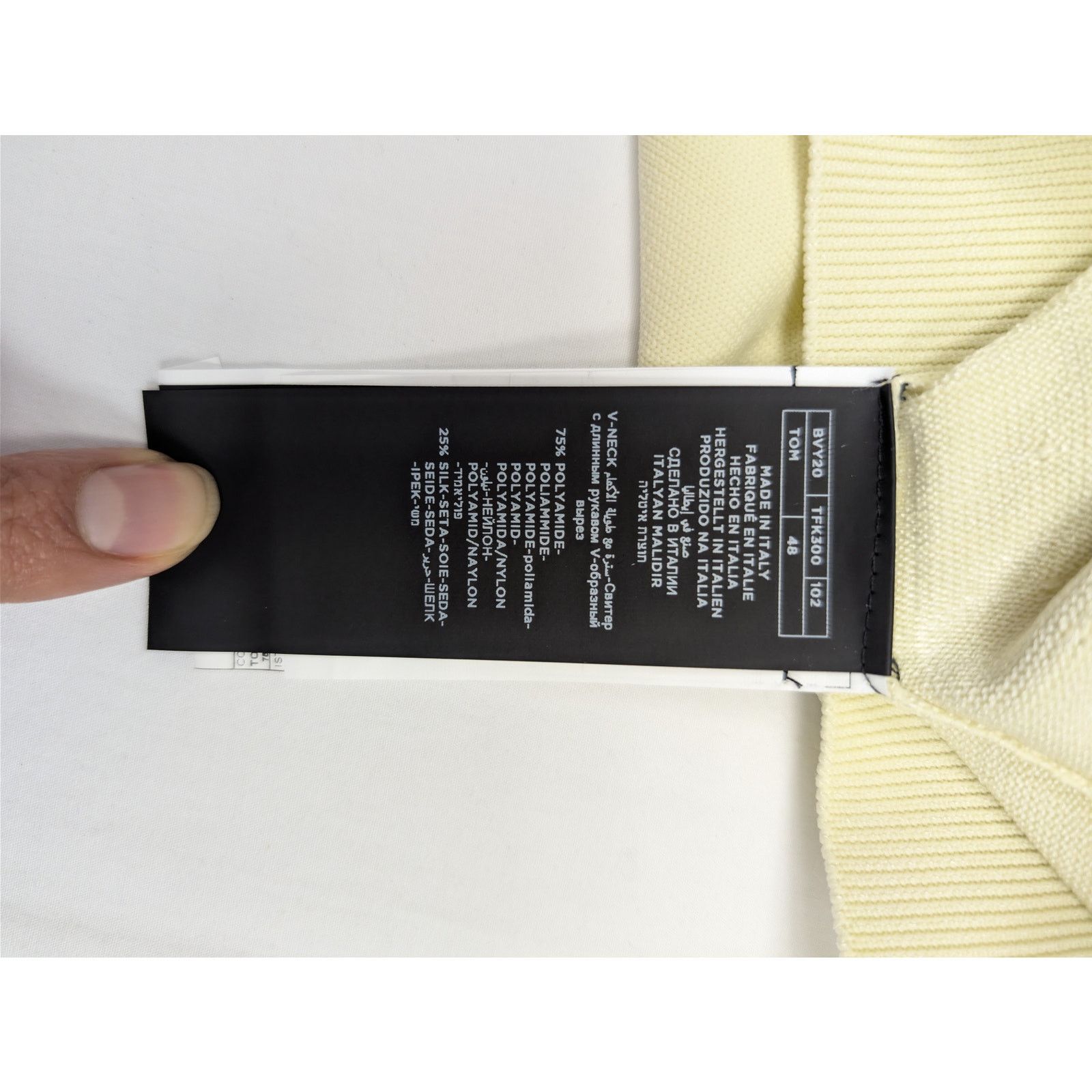 Tom Ford o1rshd1 Knitwear Crewneck Sweatshirt Sweater in Cream Size US M / EU 48-50 / 2 - 16 Thumbnail