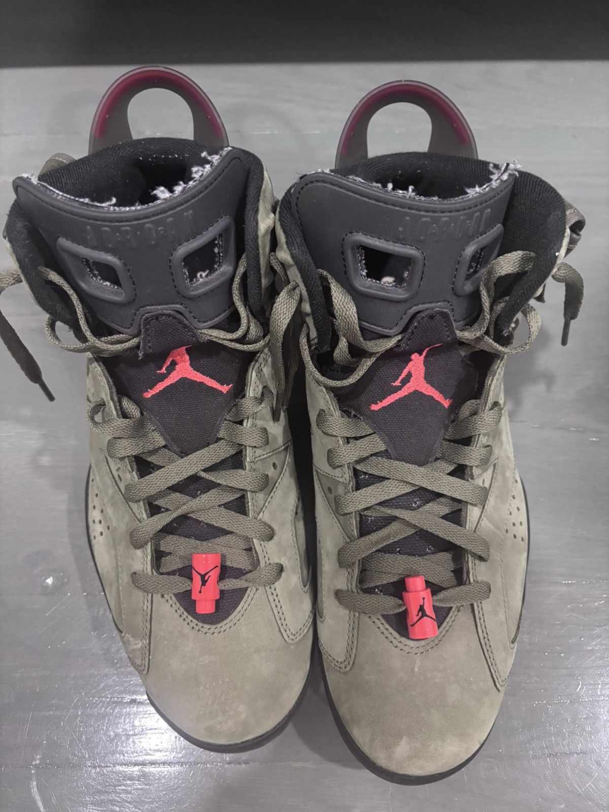 Jordan Brand × Travis Scott Travis Scott x Air Jordan 6 Retro "Medium Olive" Cactus Jack Size US 11 / EU 44 - 1 Thumbnail