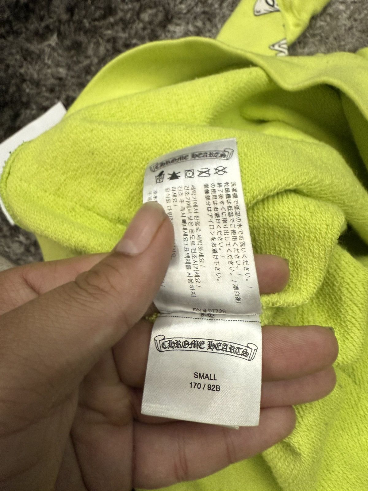 Chrome Hearts Chrome Hearts Matty Boy Link Lime Green Hoodie Size Small Size US S / EU 44-46 / 1 - 19 Thumbnail