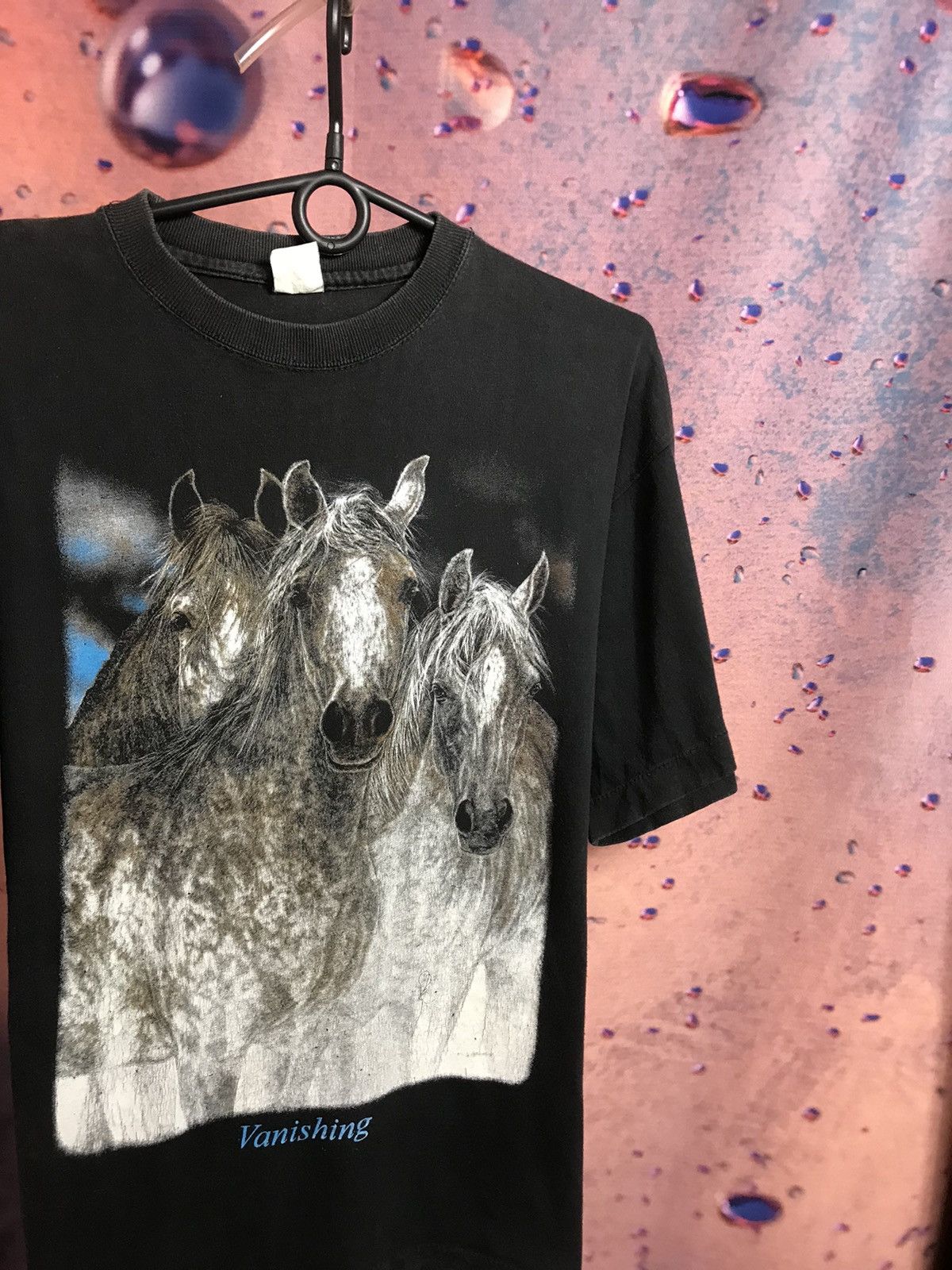 Vintage Vintage 90s Horses animal tee Vanishing Size US L / EU 52-54 / 3 - 1 Thumbnail