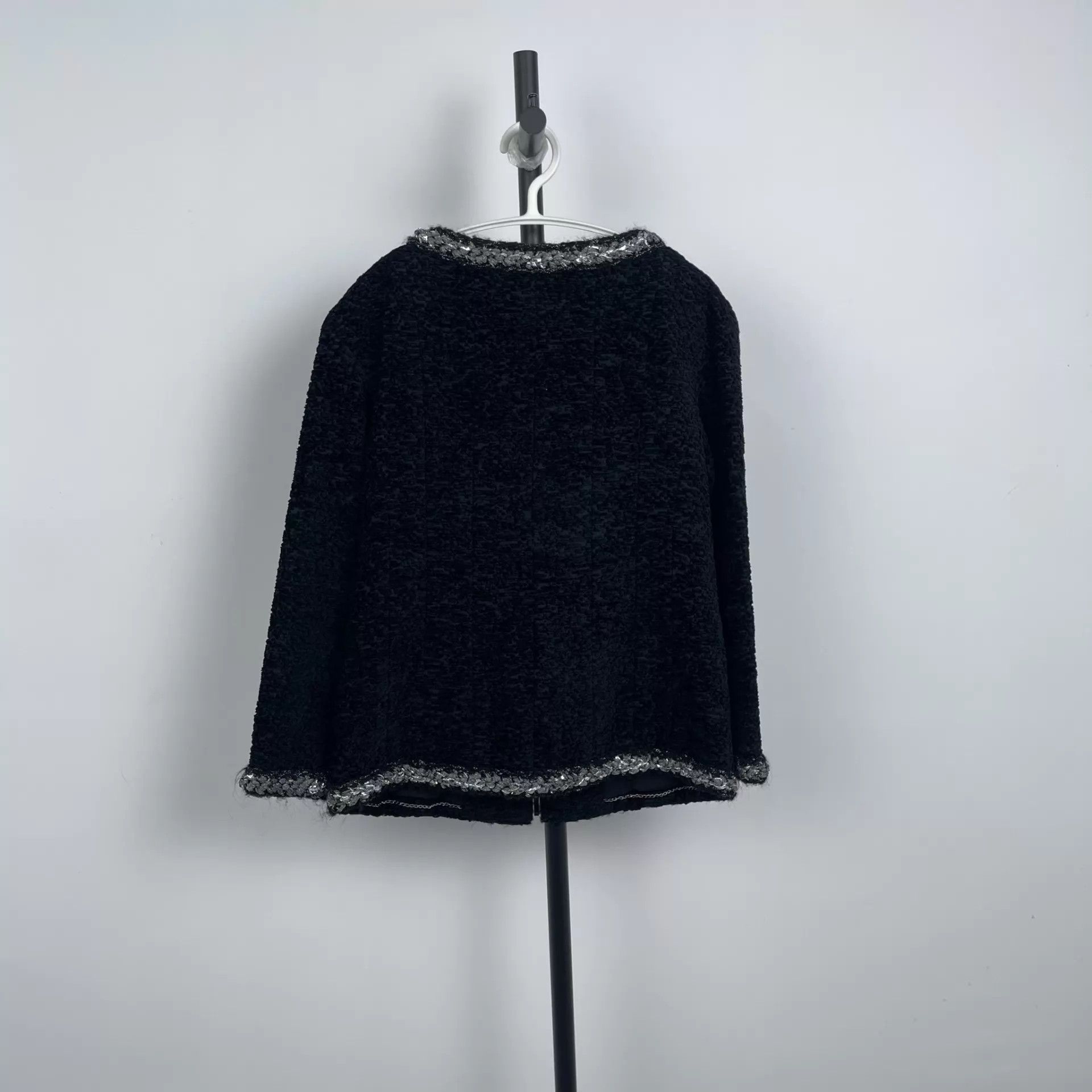 Chanel Chanel Black Velvet Jacket 34 Size XS / US 0-2 / IT 36-38 - 2 Thumbnail