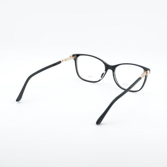 Jimmy Choo Jimmy Choo JC274 07C5 00 Eyeglasses Black/Crystal/Gold 53mm Size ONE SIZE - 4 Thumbnail