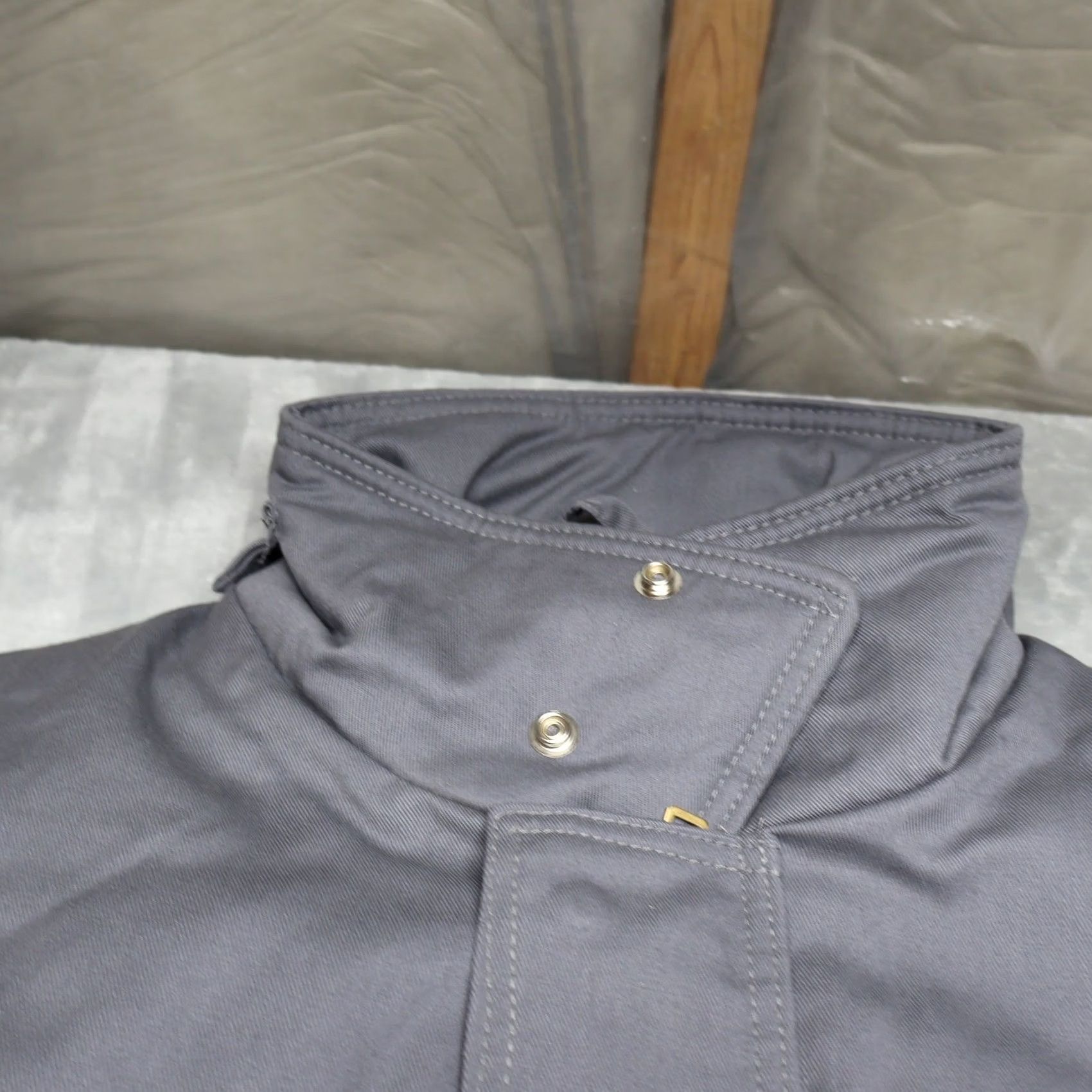 Vintage Bulwark FR Bomber Jacket Men L Gray Westex Flame Resistant Cotton Nylon Blend Utility Jacket Size US L / EU 52-54 / 3 - 6 Thumbnail