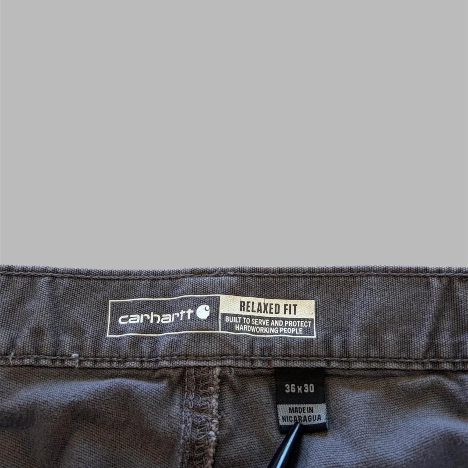 Carhartt Grey Carhartt Carpenter Pants Size US 36 / EU 52 - 3 Thumbnail