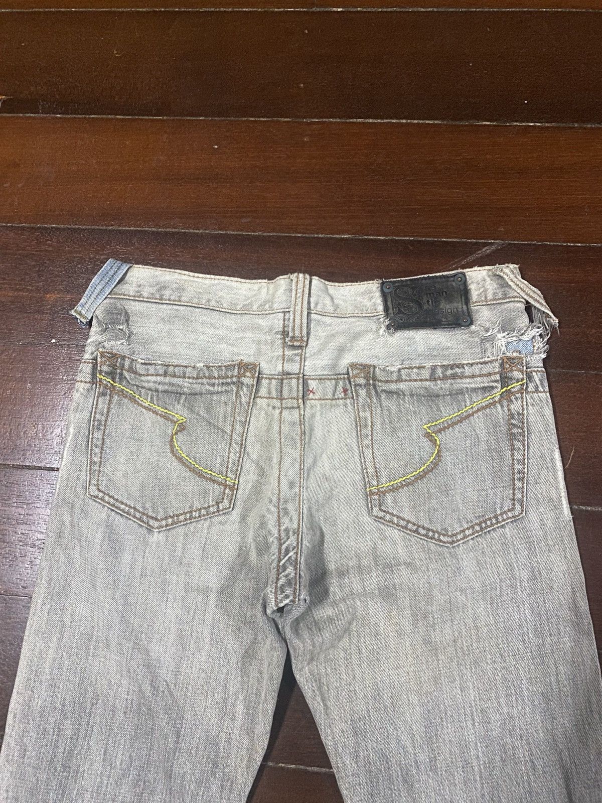 semanticdesign Semantic Design Clawmark art design Thrashed Denim Jeans Size US 34 / EU 50 - 15 Thumbnail