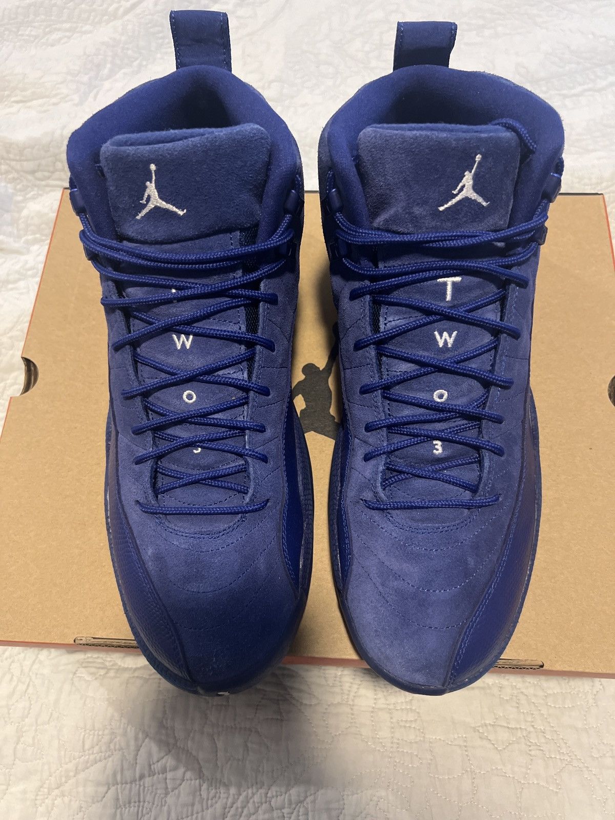 Jordan Brand Jordan 12 Deep Royal Blue Size 12 Size US 12 / EU 45 - 5 Thumbnail