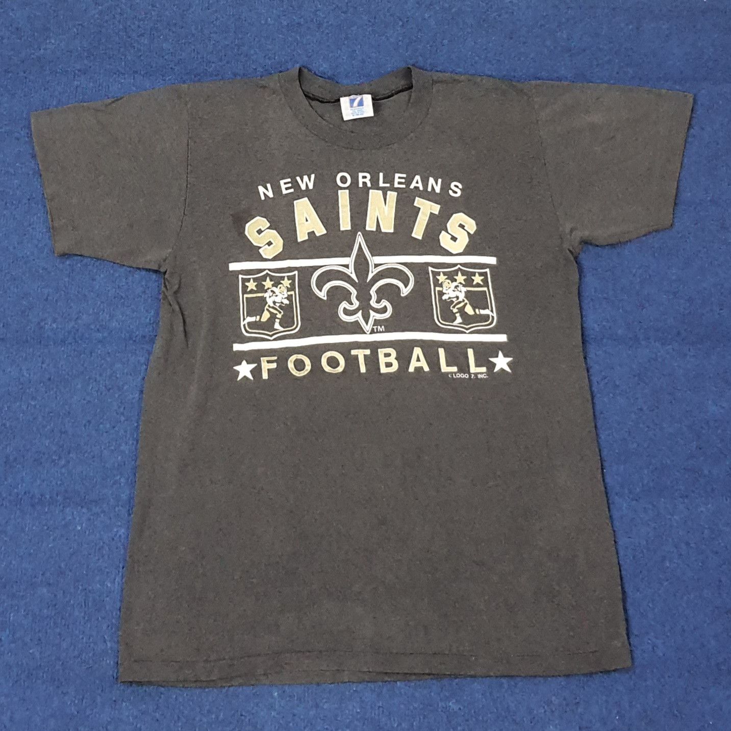 Logo 7 Vintage New Orleans Saints Football Tshirt C259N70 Size US S / EU 44-46 / 1 - 1 Thumbnail