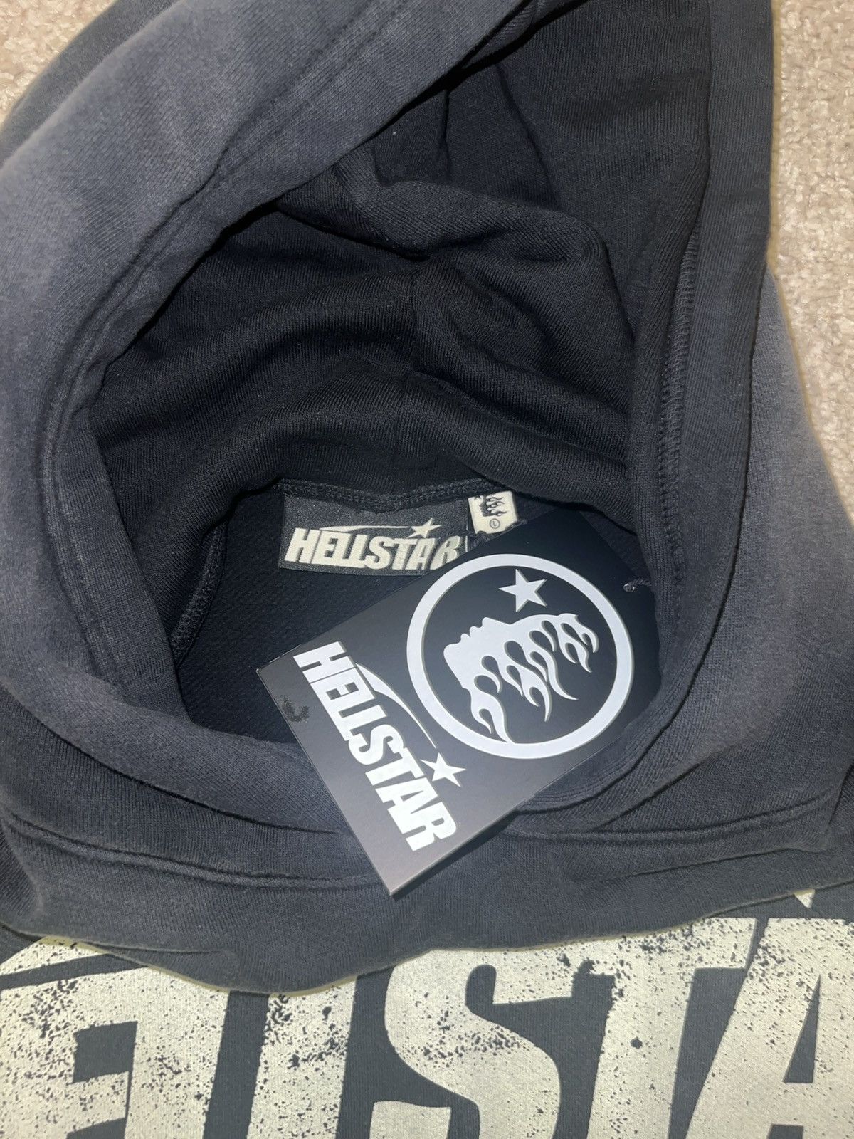 HELLSTAR Hellstar Classic Black Hoodie Size Large Size US L / EU 52-54 / 3 - 3 Thumbnail