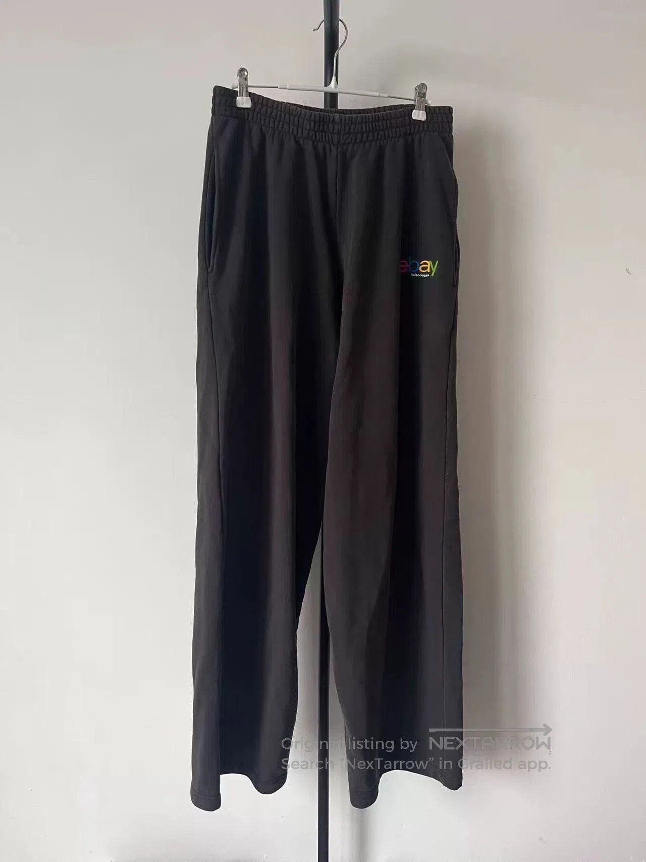 Balenciaga Balenciaga Black Knitted Wide-Leg Trousers. Size 26" / US 2 / IT 38 - 1 Thumbnail