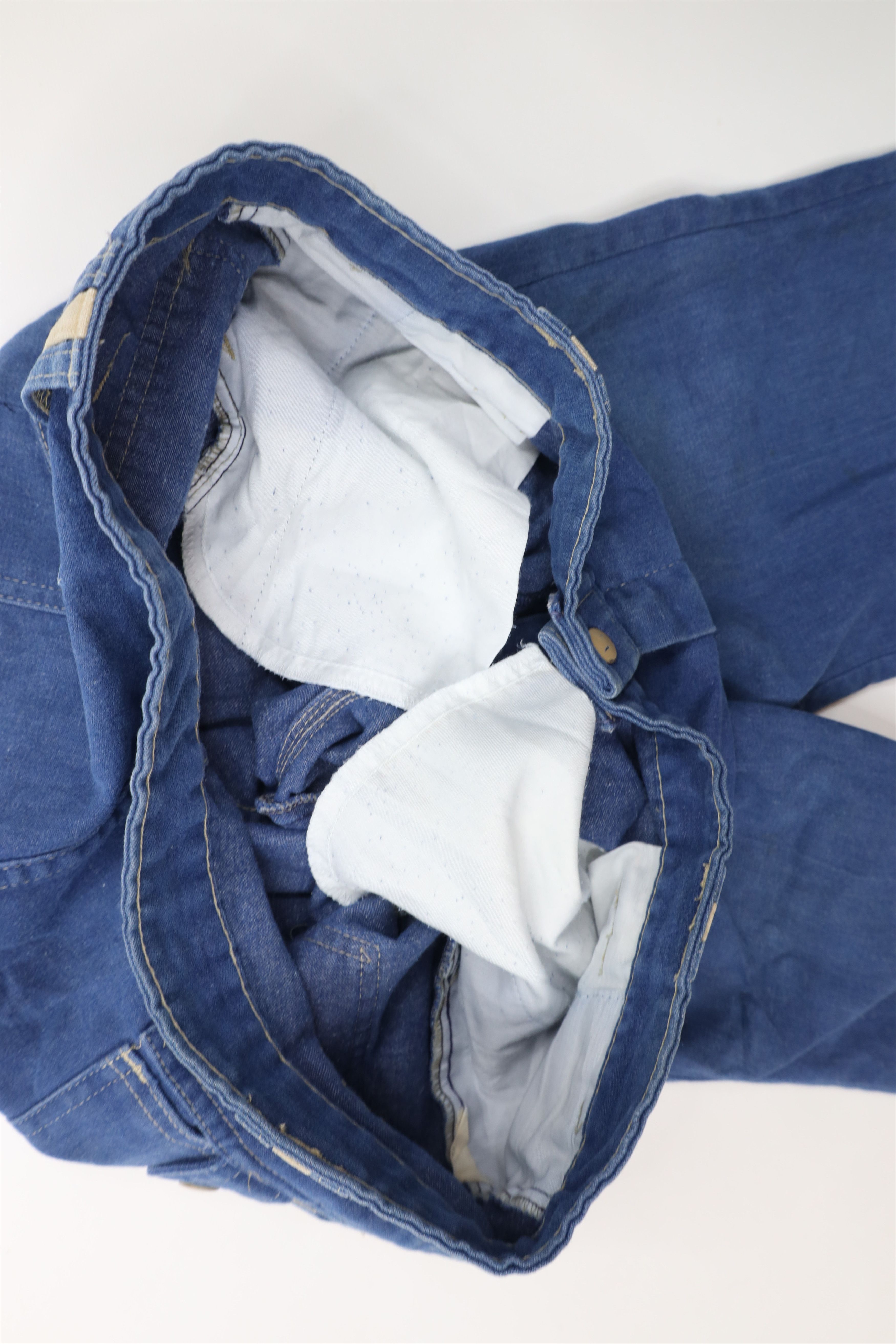 Vintage Vintage 70s Streetwear Soft Cloth Bell Bottoms Jeans USA Size US 34 / EU 50 - 9 Thumbnail
