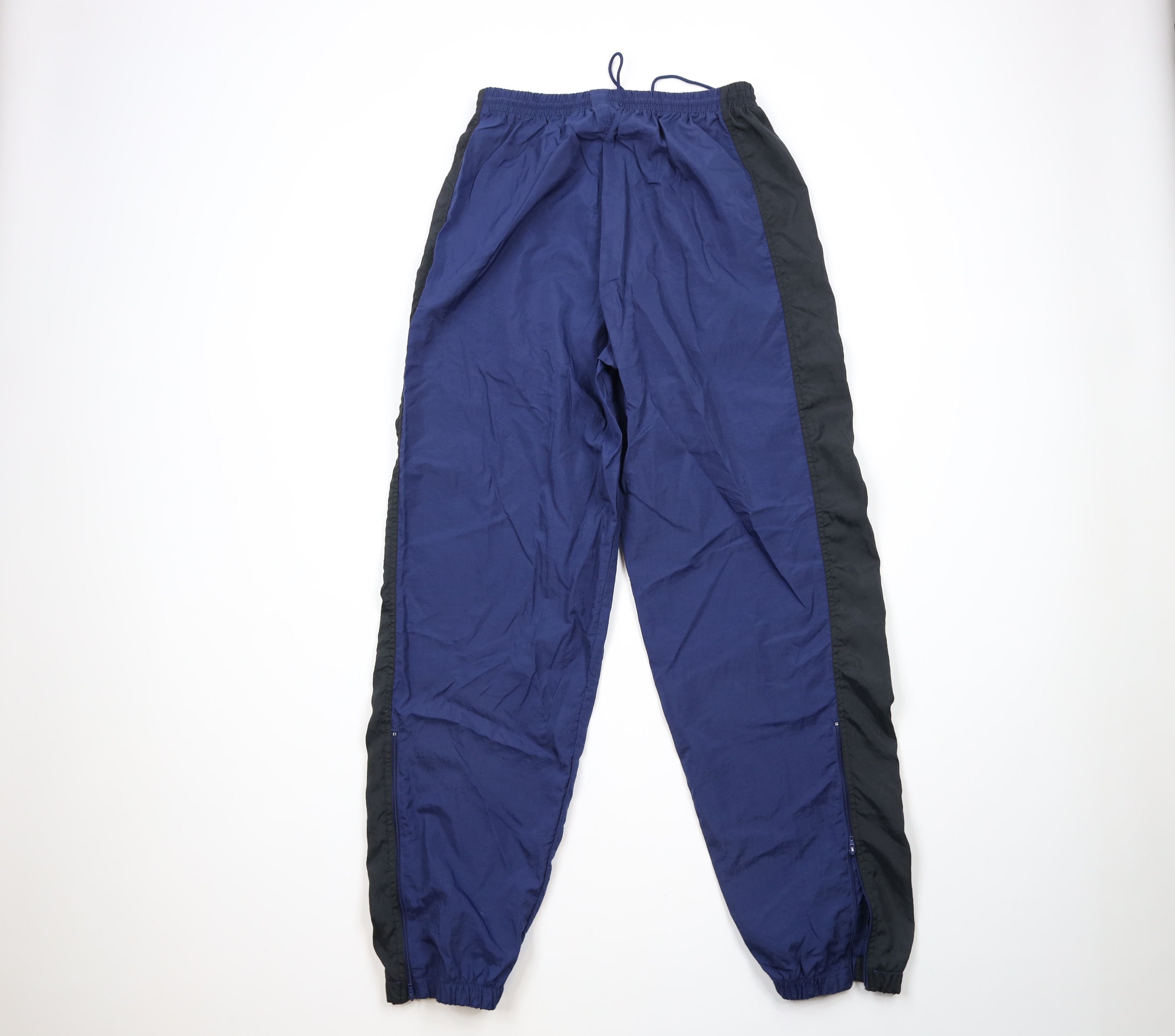 Nike × Vintage Vintage 90s Nike Block Letter Nylon Joggers Jogger Pants Size 34 - 8 Thumbnail