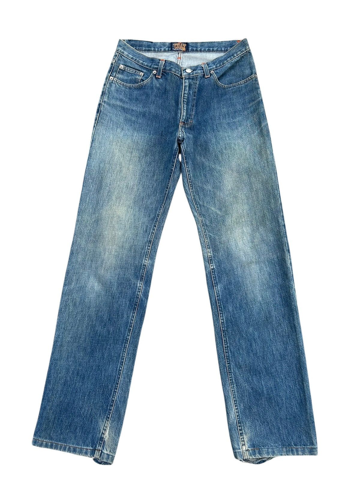 W&LT W&LT kiss The Future Distressed Denim Jeans Size US 32 / EU 48 - 3 Thumbnail
