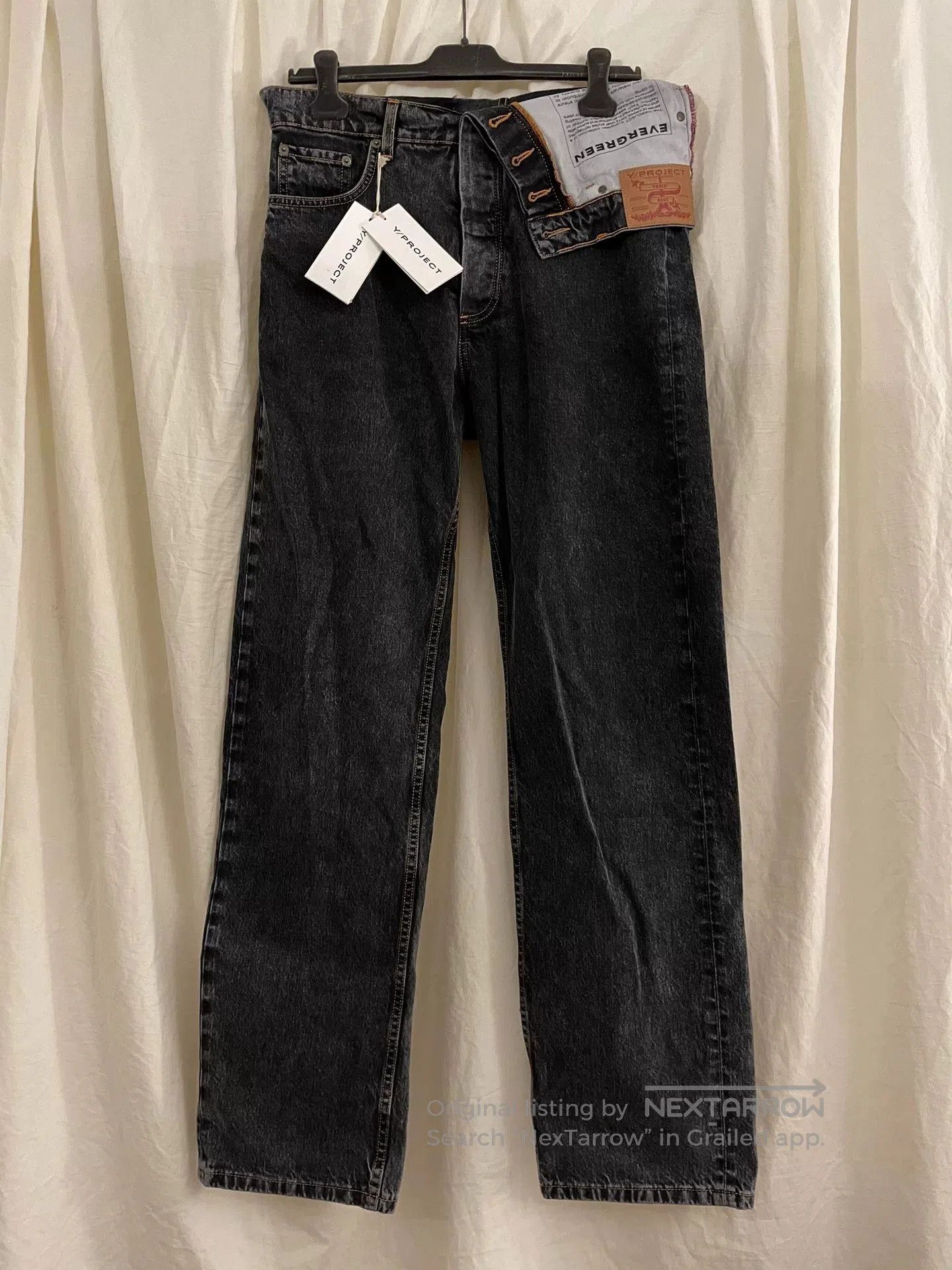 Y/Project Y/PROJECT 22ss Folded Denim Jeans. Size US 30 / EU 46 - 1 Thumbnail