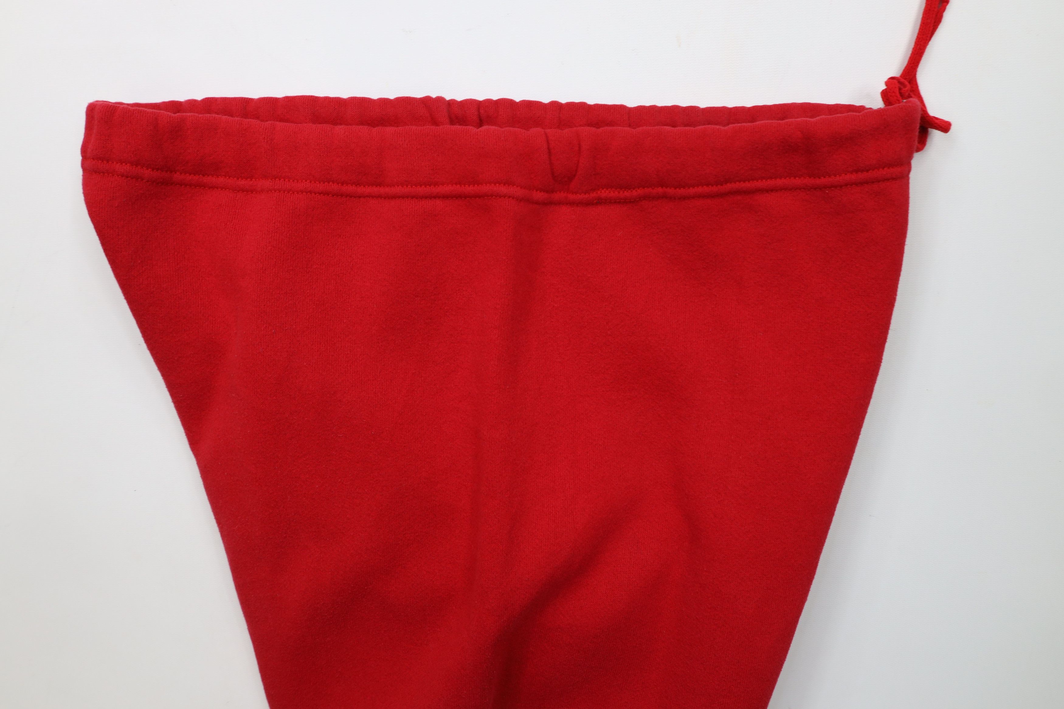Vintage Vintage 80s 90s Streetwear Heavy Sweatpants Joggers Red USA Size US 38 / EU 54 - 9 Thumbnail