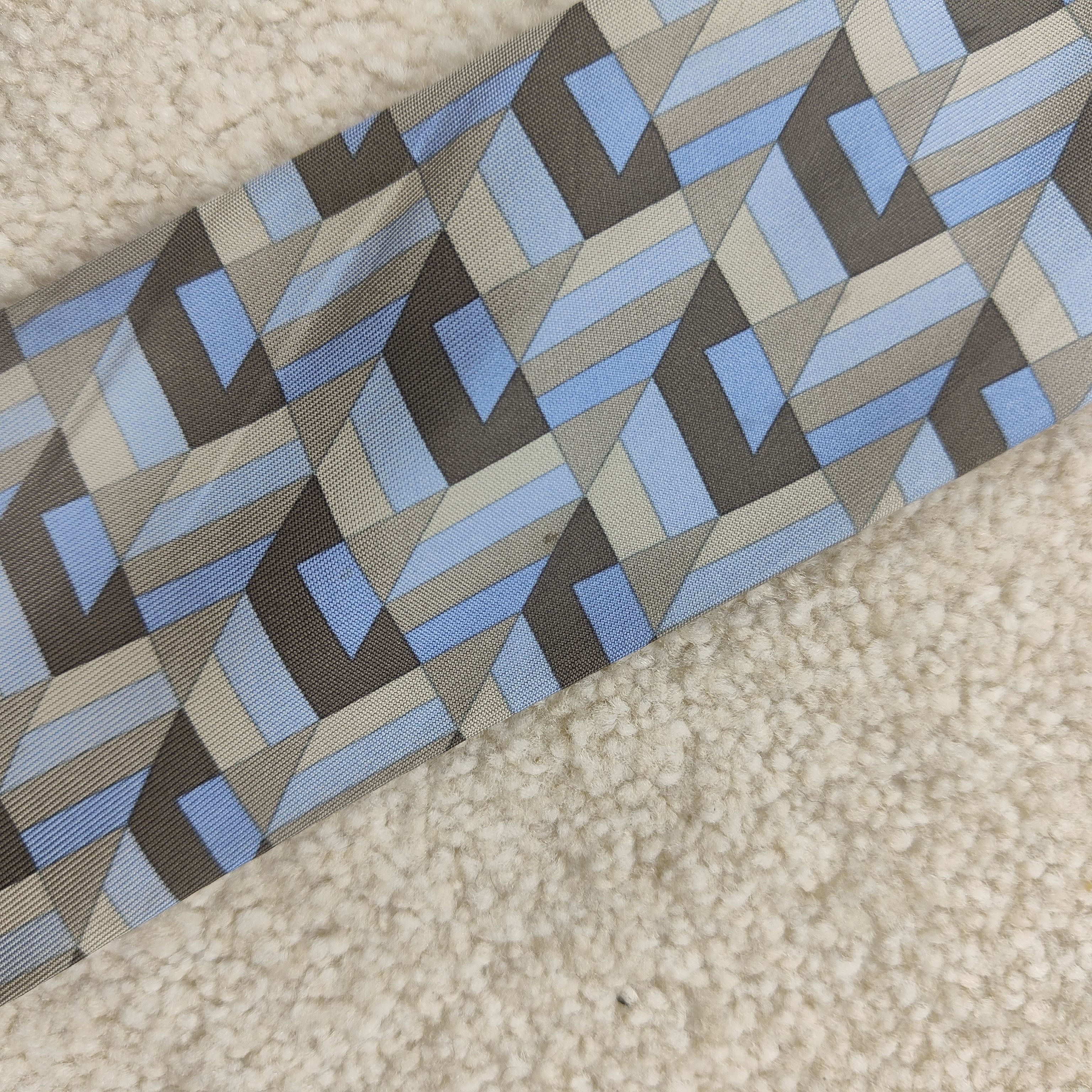 Hermes Hermes Paris Silk Tie Geometric 5310 TA Size ONE SIZE - 7 Thumbnail
