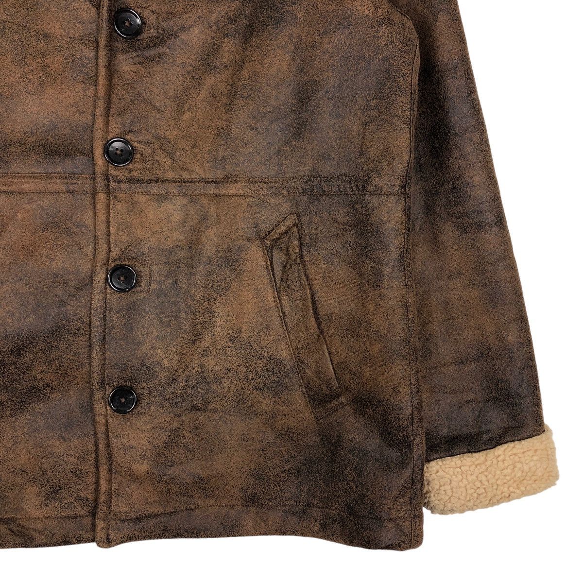 Japanese Brand 🔥Vintage Biker Shearling Mink Fur GU Japan Issey Miyake Size US M / EU 48-50 / 2 - 5 Thumbnail