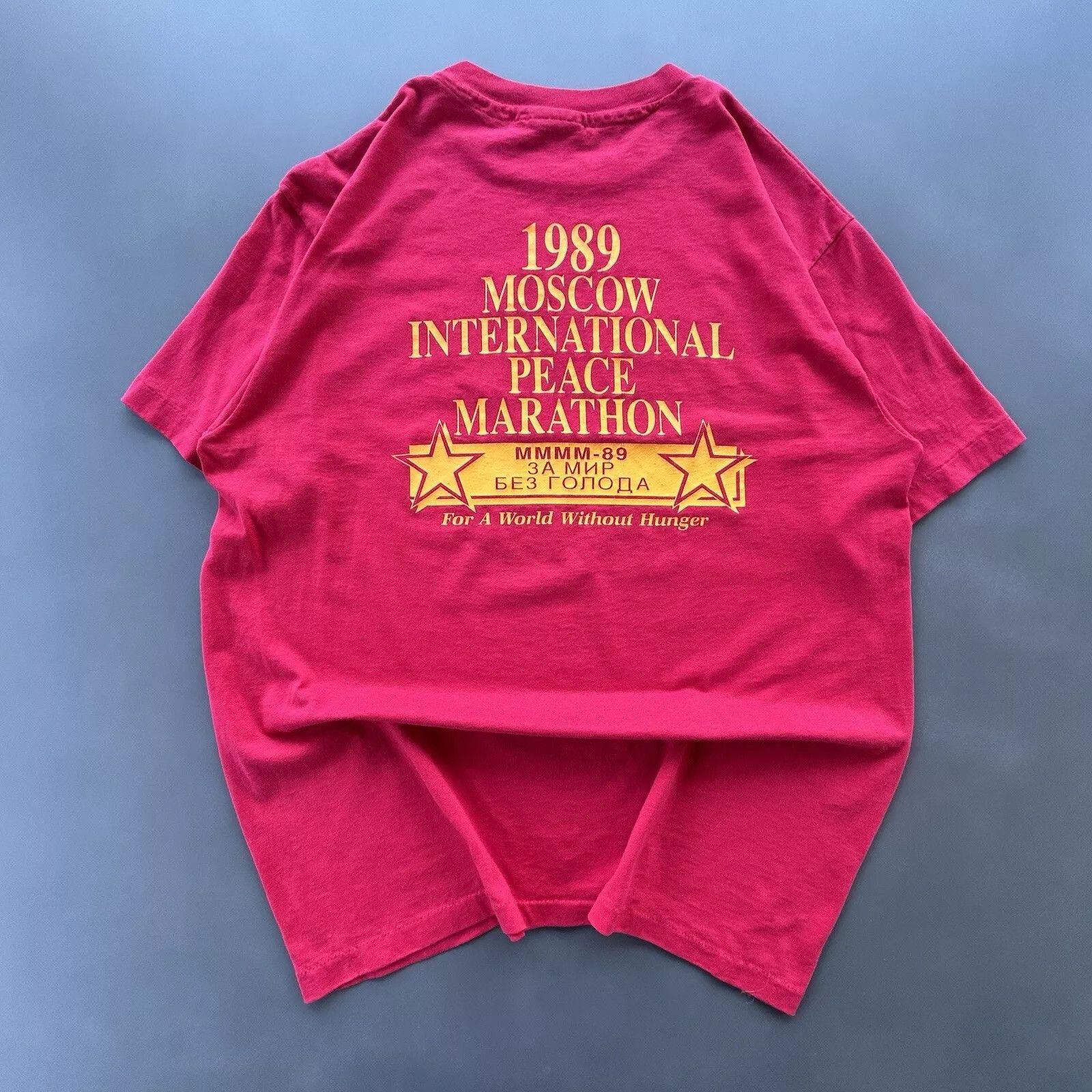 Hanes Vintage Moscow International Peace Marathon Adult Size US L / EU 52-54 / 3 - 5 Thumbnail