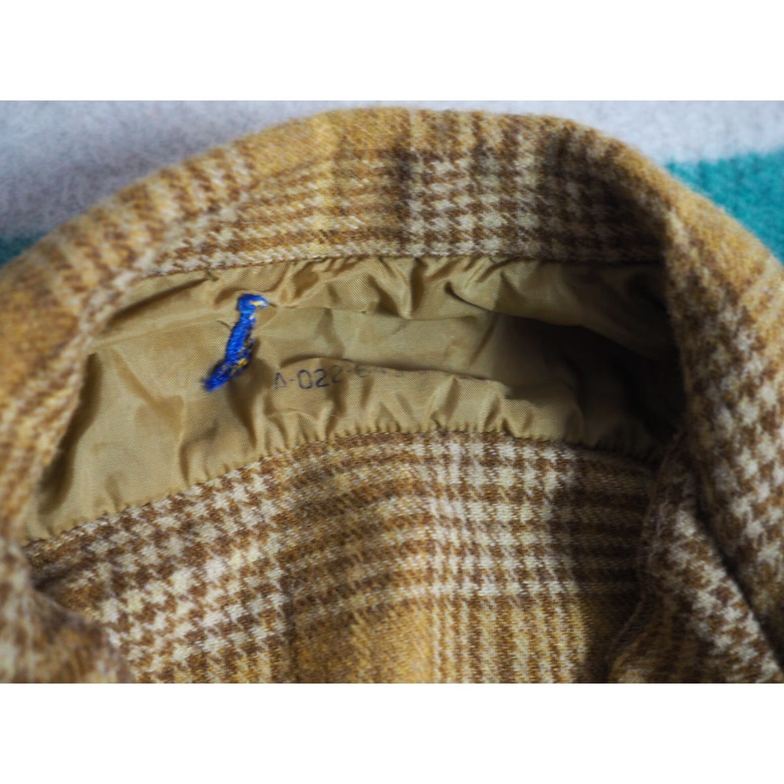 Pendleton VTG Pendleton Shirt Wool 60s Tan Windowpane Houndstooth Plaid Button Front S Rockabilly Casual Mens Size US S / EU 44-46 / 1 - 3 Thumbnail