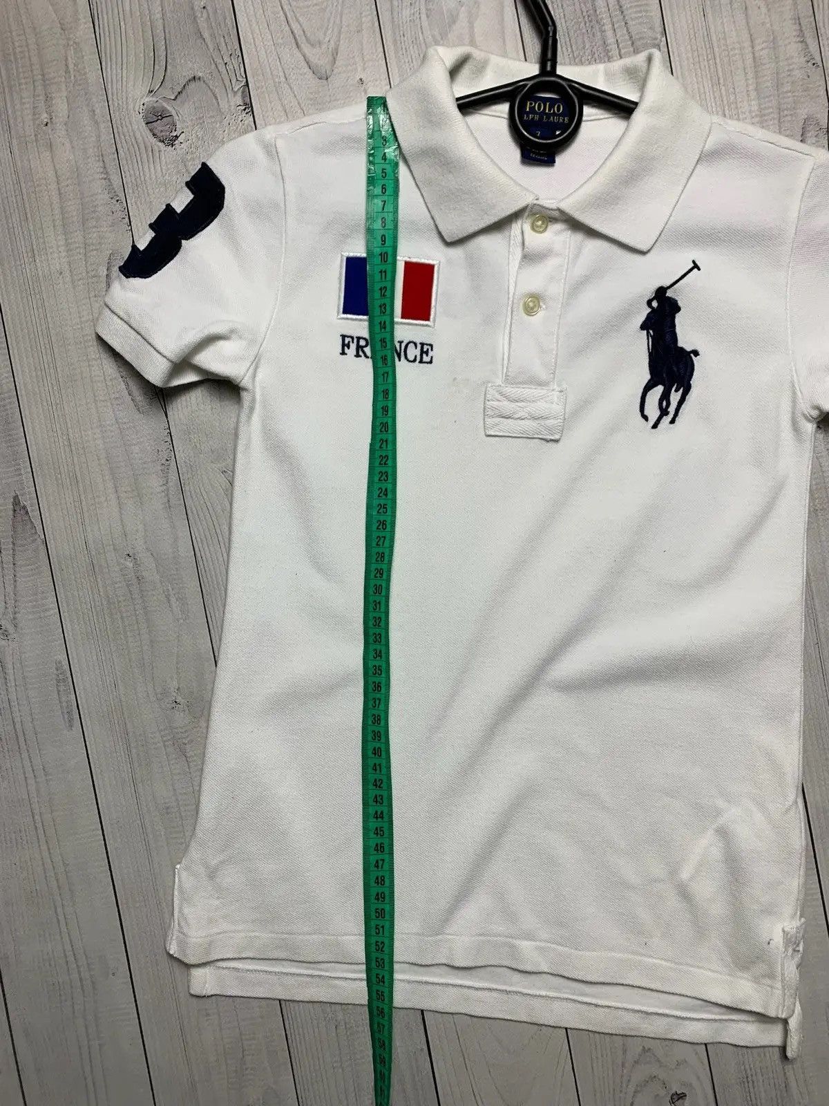 Polo Ralph Lauren Vintage polo Ralph Lauren France size Kids big logo Size US XXS / EU 40 - 6 Thumbnail