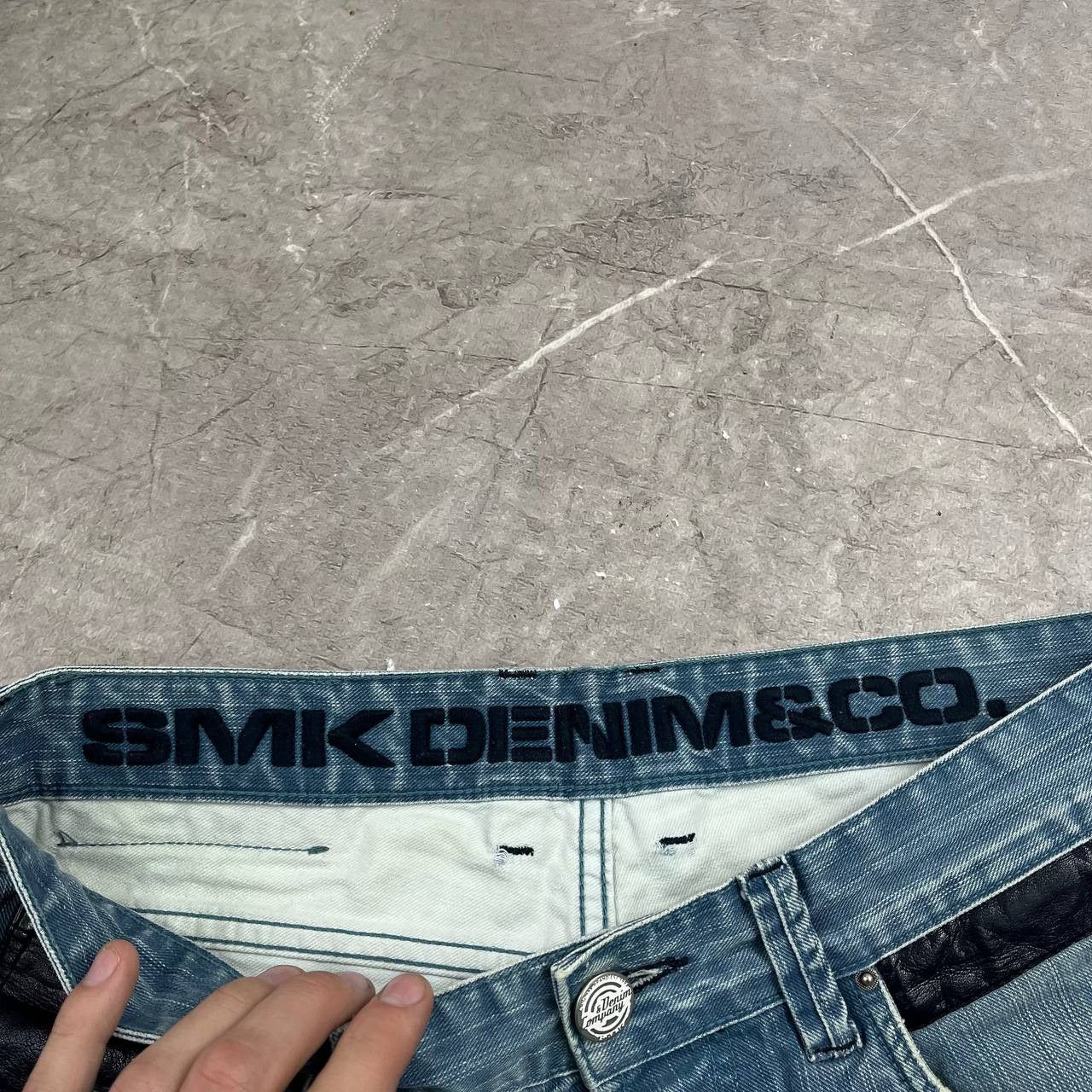 Japanese Brand Jeans Dirty Pants Faded Crash Denim Thrashed Y2K Distressed Size US 33 - 14 Thumbnail