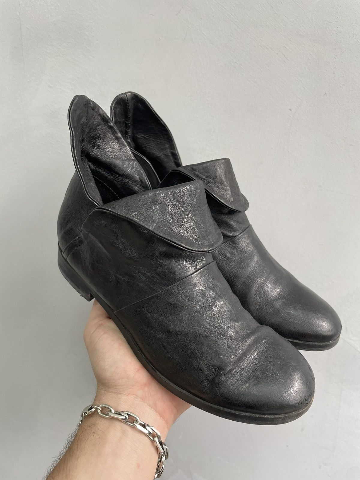 Hysteric Glamour Racing moto leather ankle y2k hystericglamour style boots Size US 7 / IT 37 - 1 Thumbnail