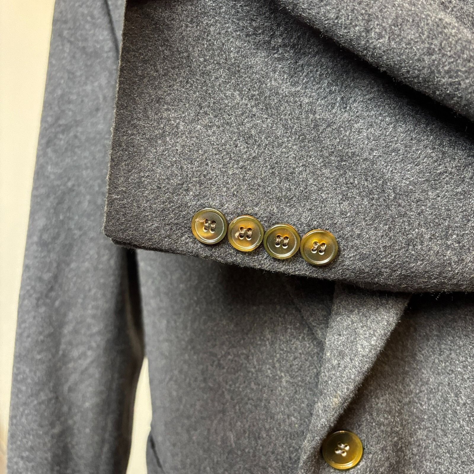 Bill Blass Bill Blass Men's 42R Charcoal Gray Sport Coat Blazer Baby So Size 42R - 4 Thumbnail