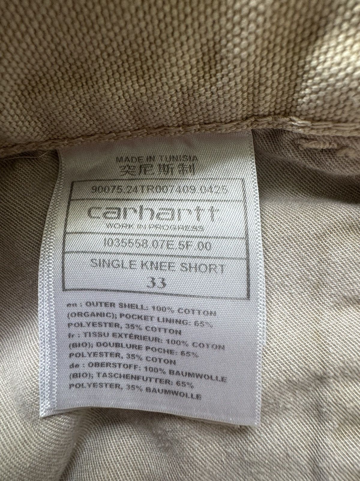 Carhartt Carhartt WIP Carpenter Shorts Size US 33 - 3 Thumbnail
