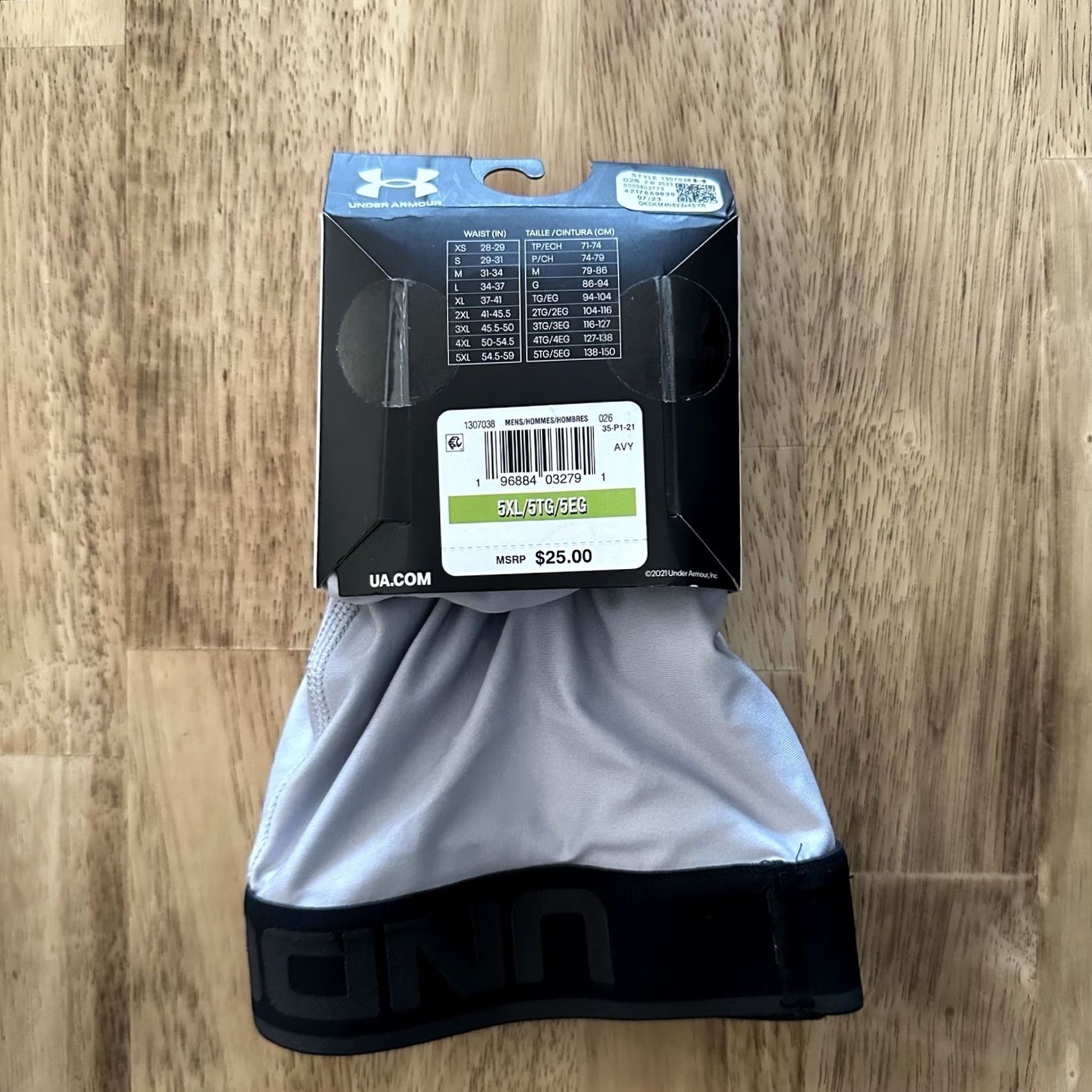 Under Armour Under Armour Boxerjock 6” Boxer Brief Mens 5XL Grey Boxer Briefs / 5XL / Under Armour / Mens / Grey / 90% Polyester/10% Elastane Size 48R - 3 Thumbnail