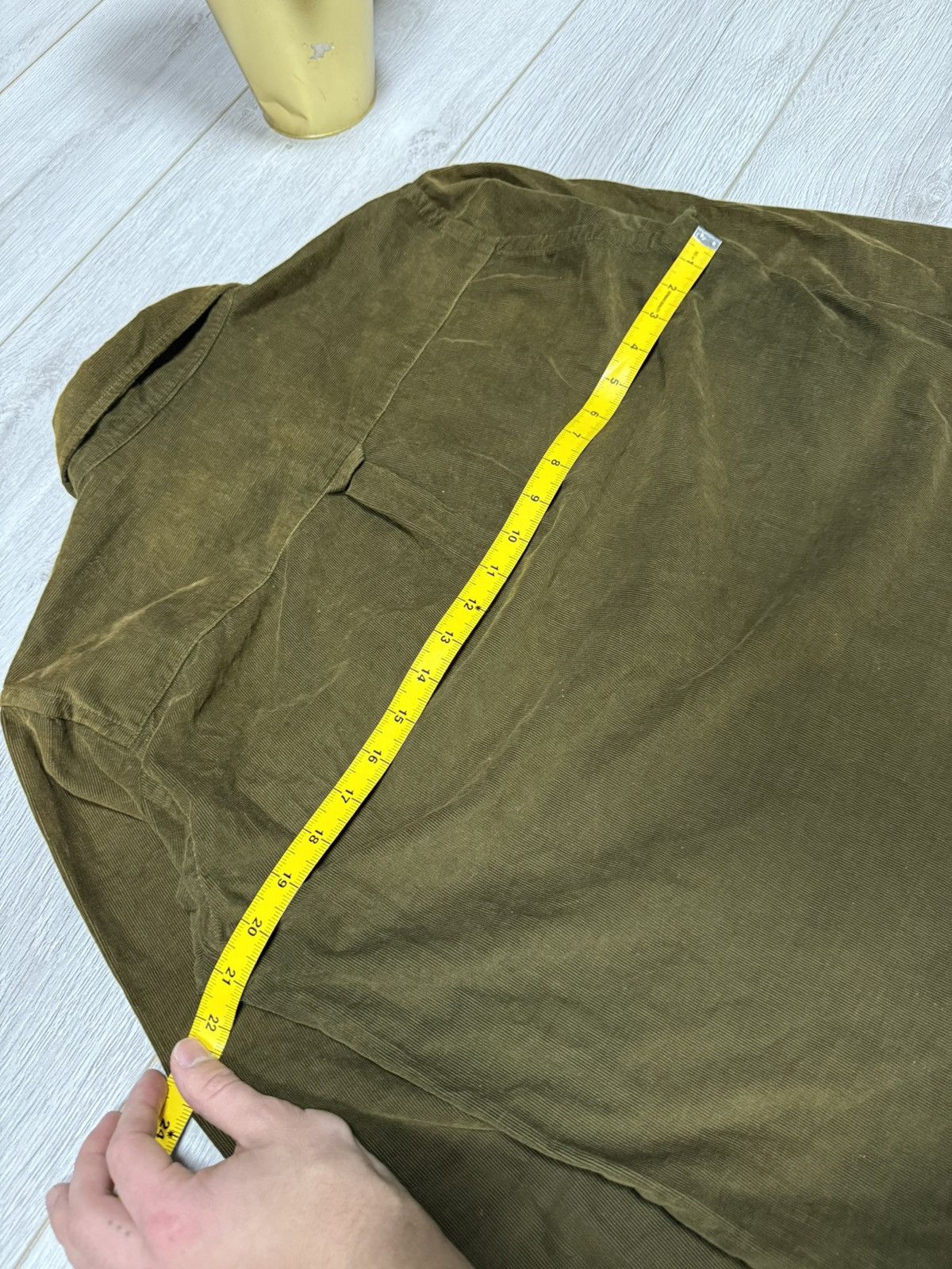 Alexander McQueen McQ vintage corduroy pocket shirt buttons Size US M / EU 48-50 / 2 - 9 Thumbnail