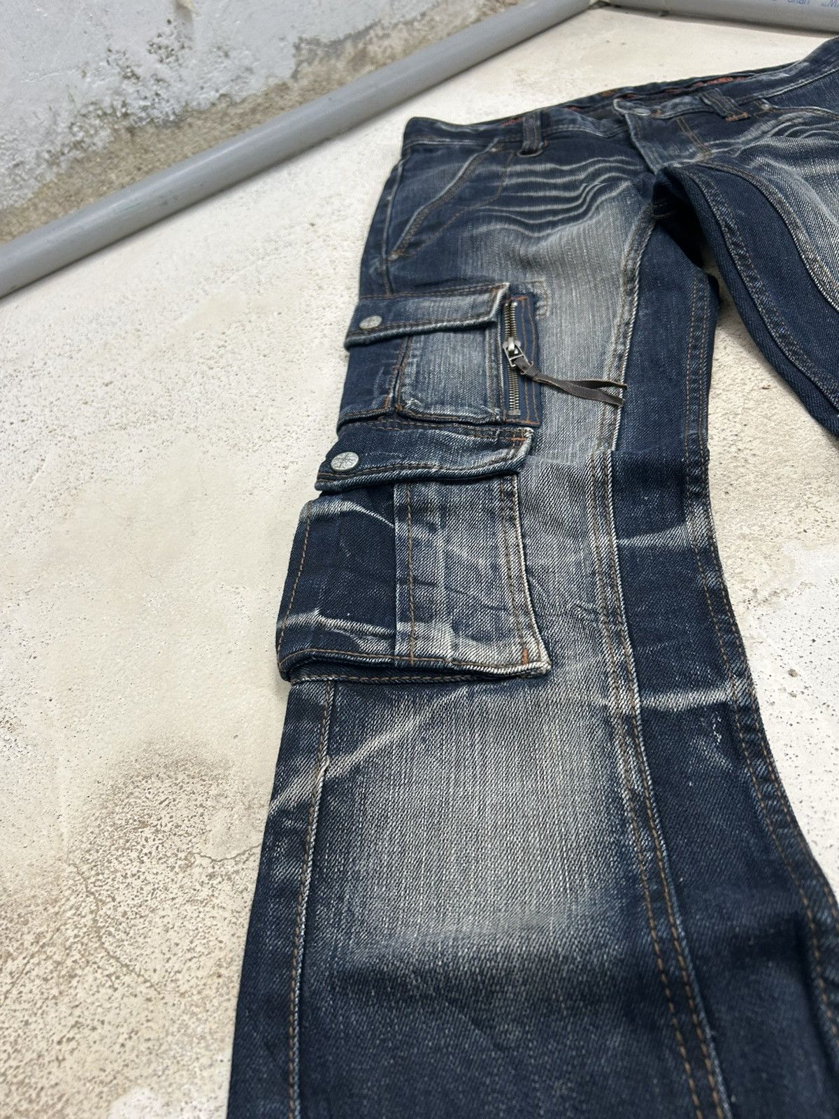 Tornado Mart Nicole Club Men Archive Mud Washed Whiskering Cargo Pocket Size US 30 / EU 46 - 7 Thumbnail